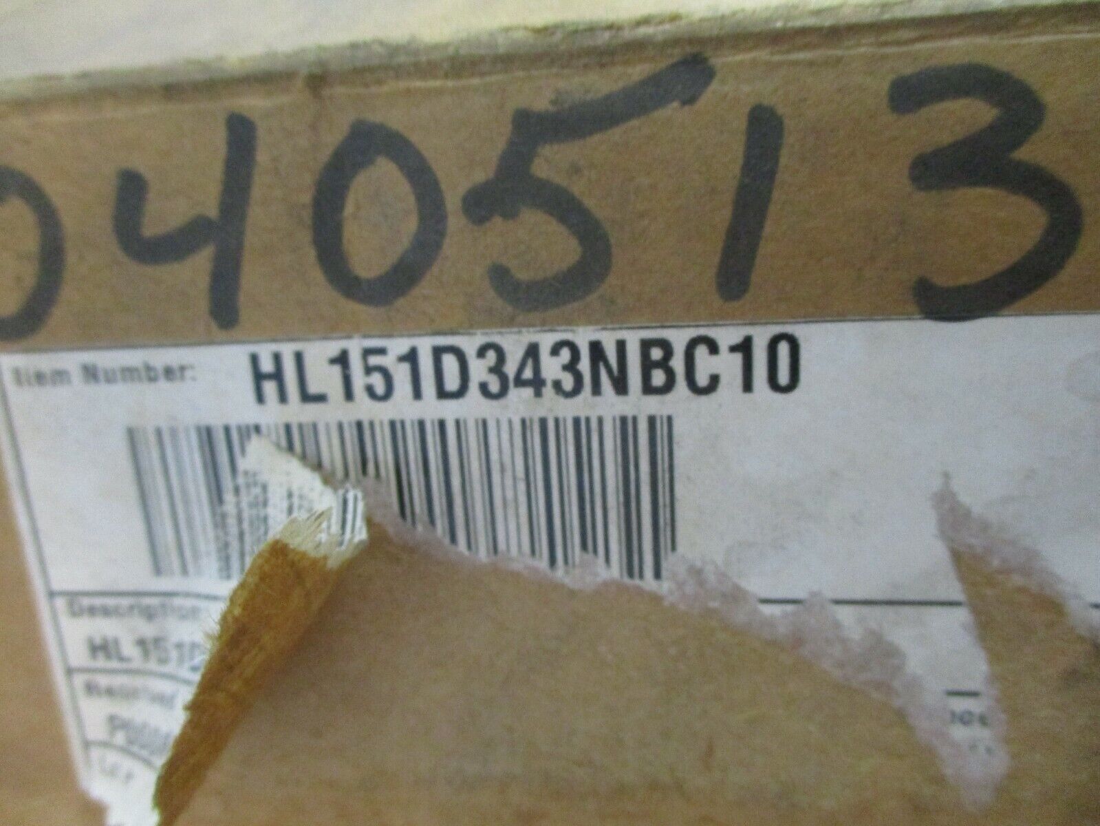 Vickers Filter HL151D343NBC10 New Surplus