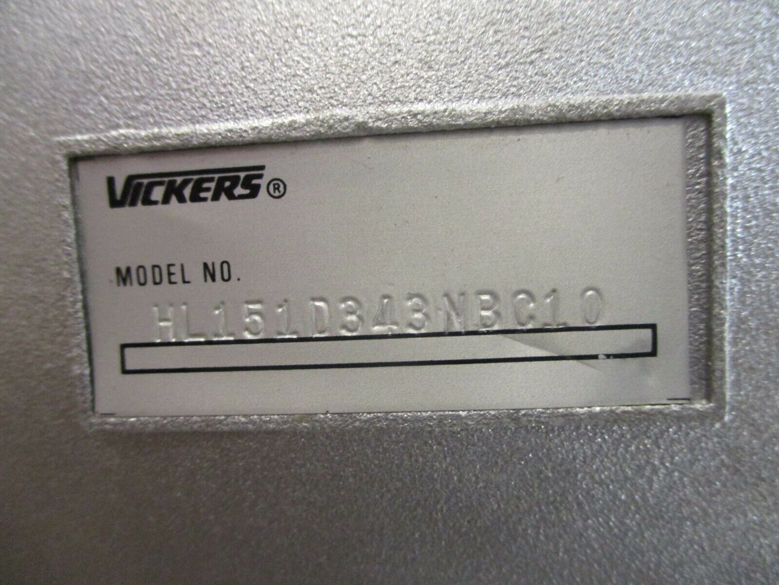 Vickers Filter HL151D343NBC10 New Surplus