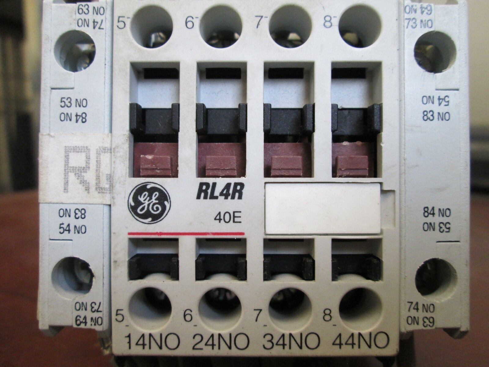 GE Contactor RL4RA040T 20A 120V Coil Used