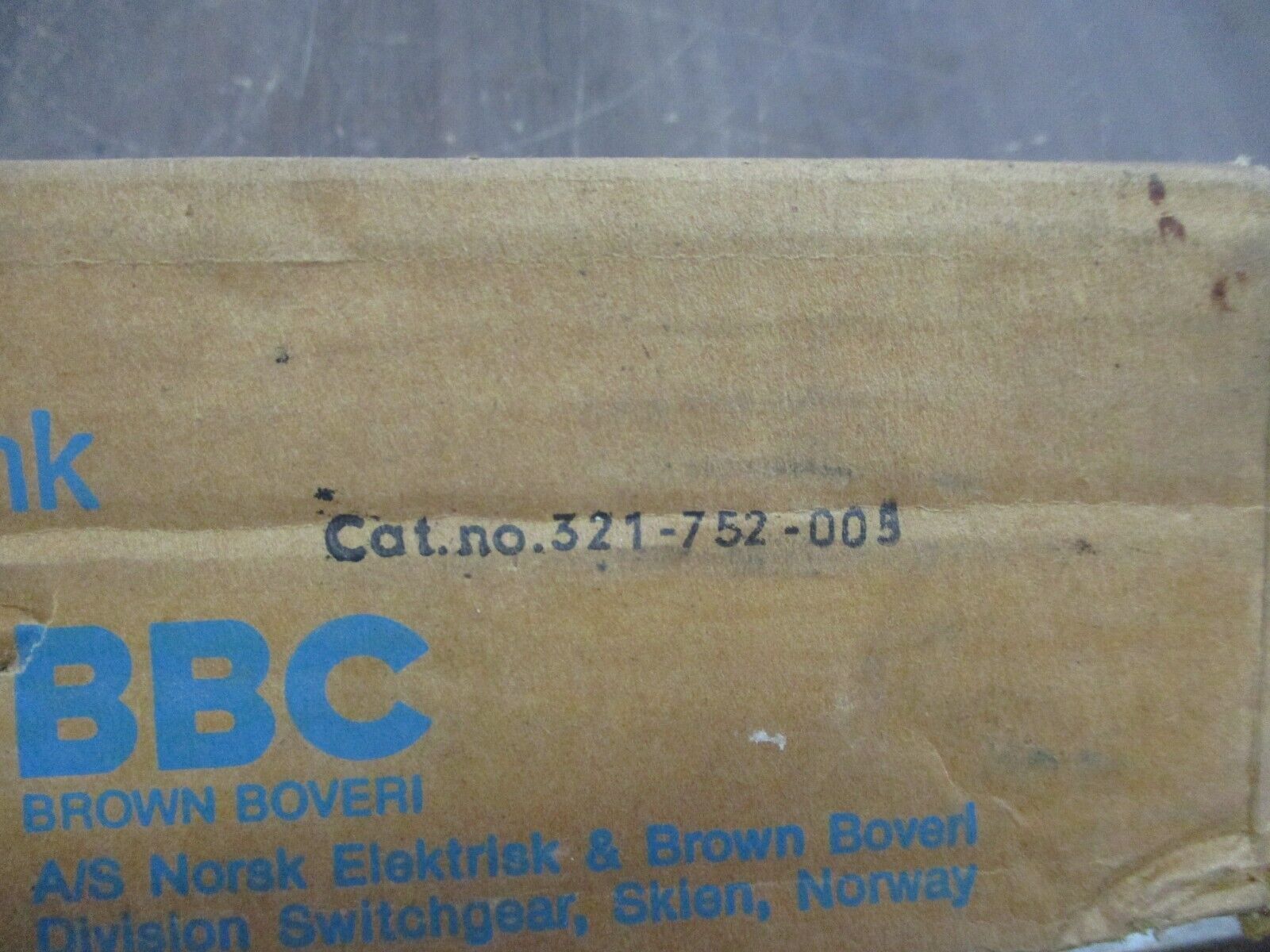 BBC Type BB1 Fuse 321-752-005 65E 5.5kV New Surplus