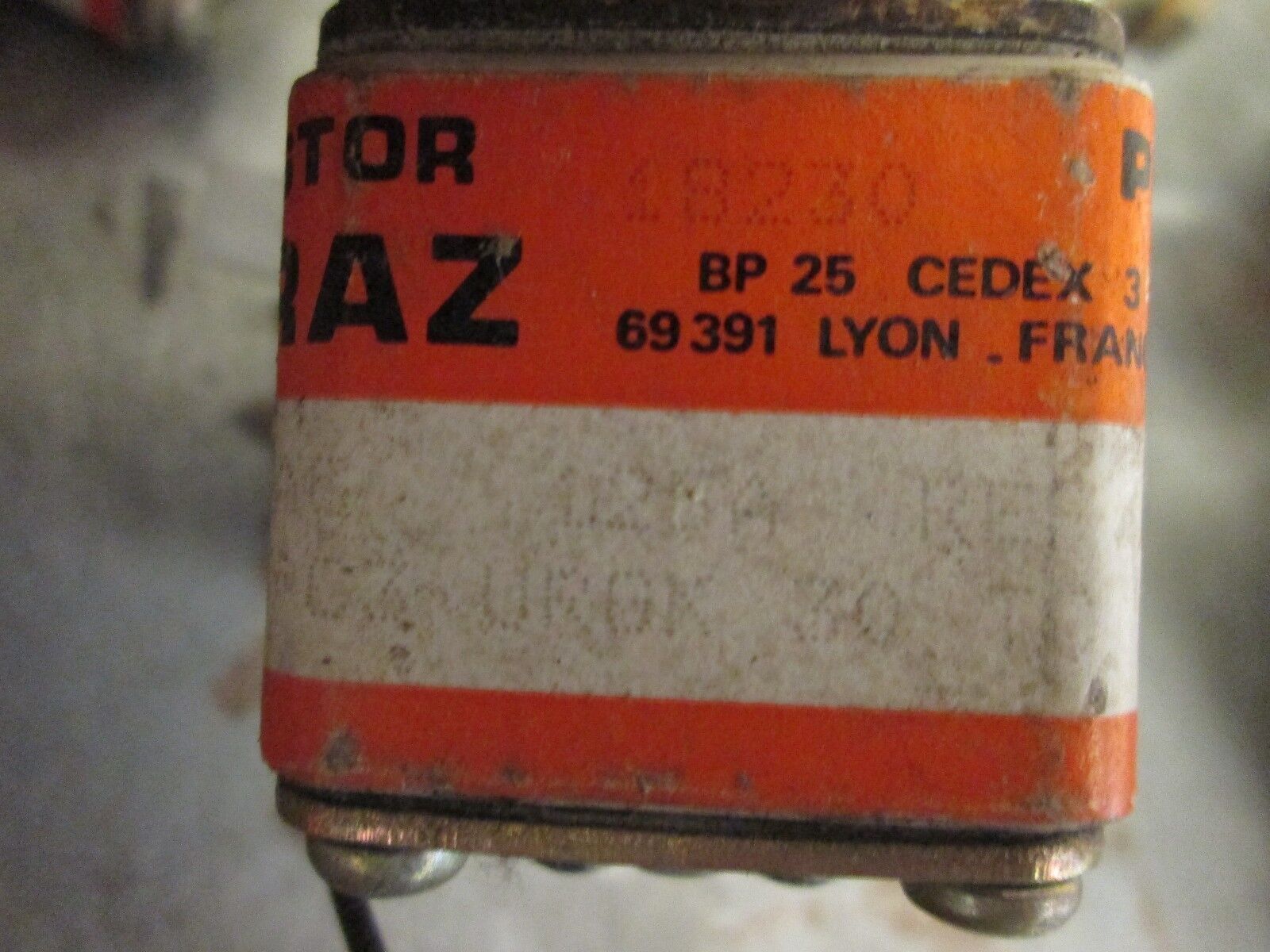 Ferraz Fuse 6BDOK C3 URGK 30 TC 125 125A 600V *Aux. Contact* Used