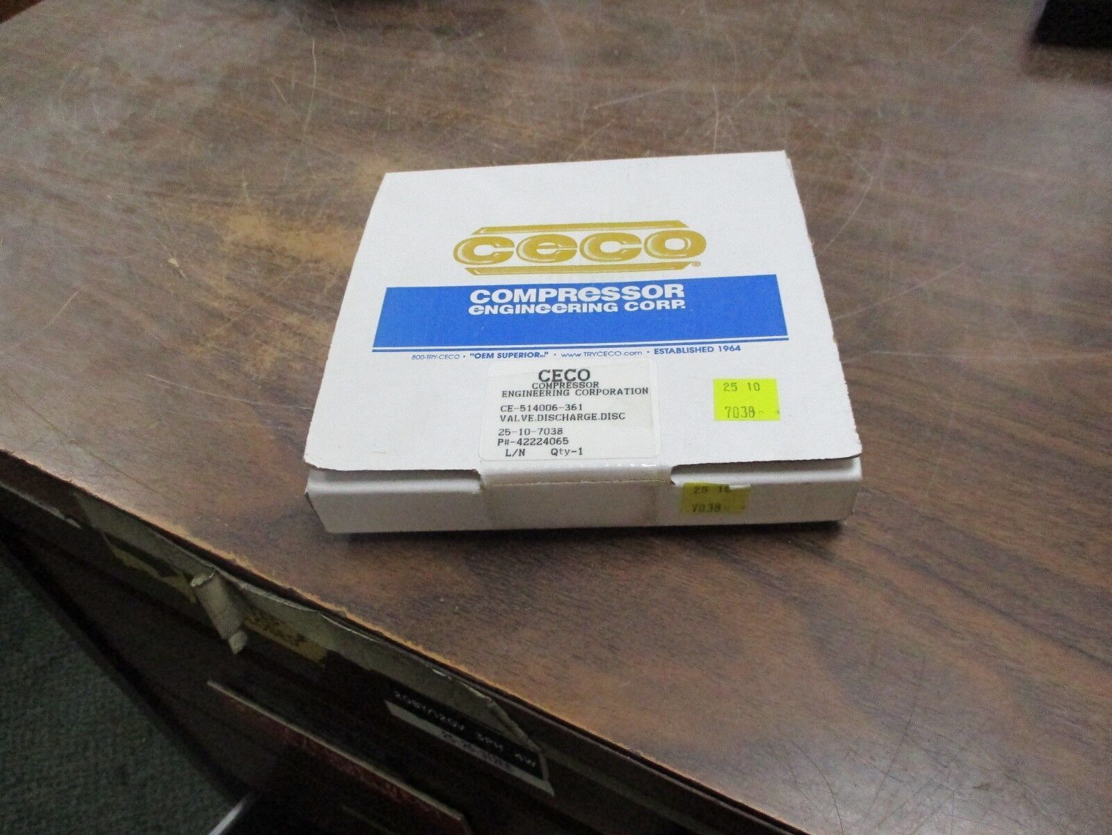 Ceco Valve Discharge Disc CE-514006-361 New Surplus