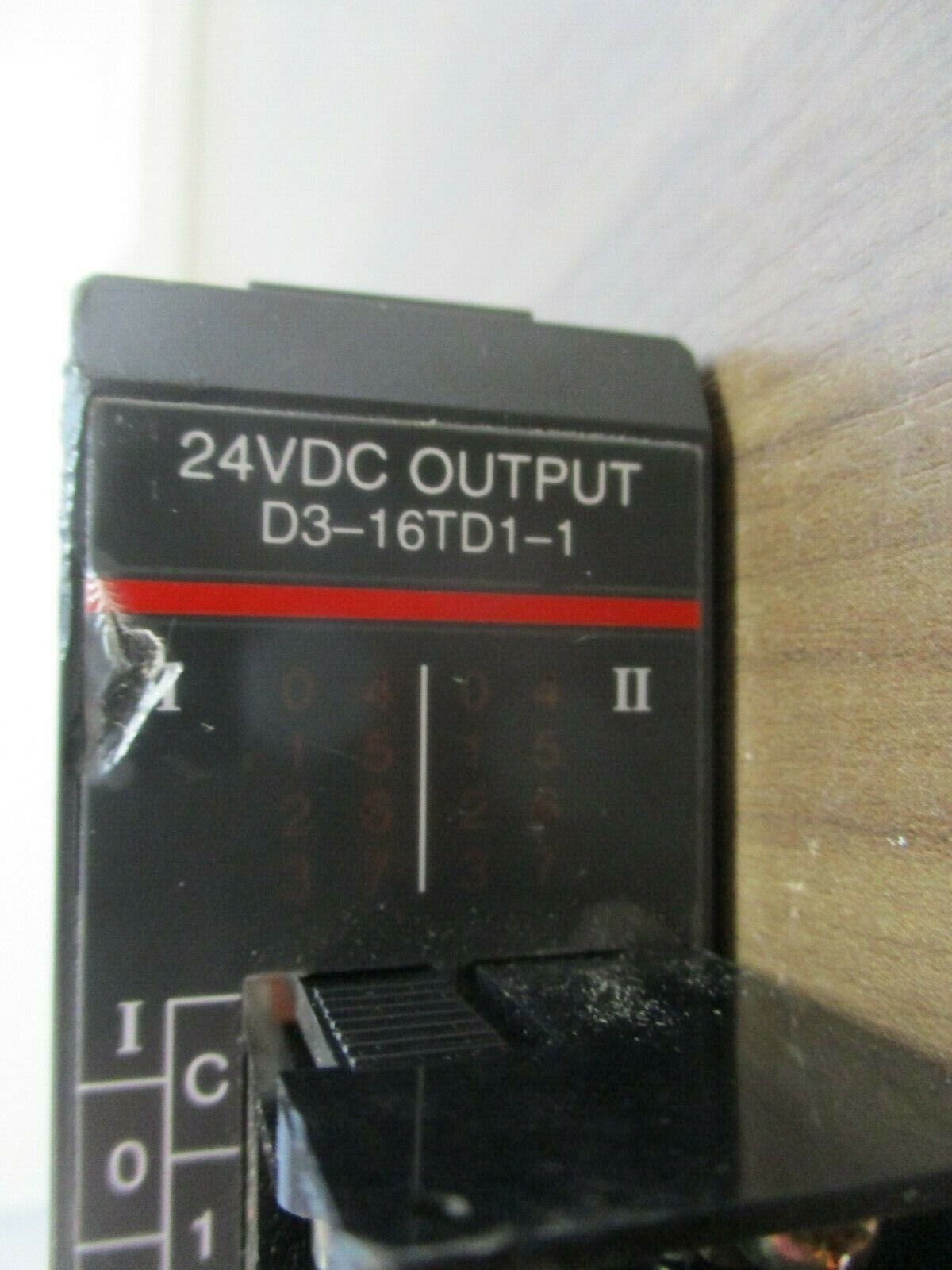 Automation Direct Output Module D3-16TD1-1 5-28VDC 0.5A *No Terminal Cover* Used