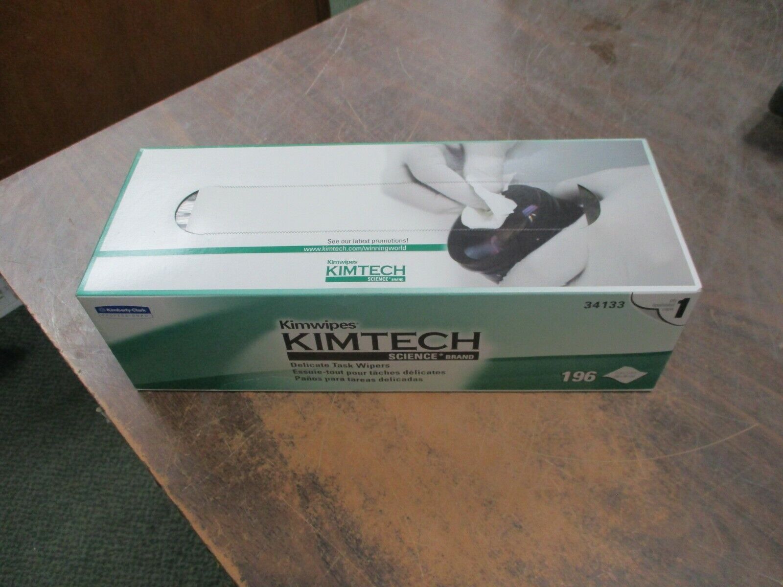 Kimtech Kimwipes Delicate Task Wipers 34133 *Box of 196* New Surplus