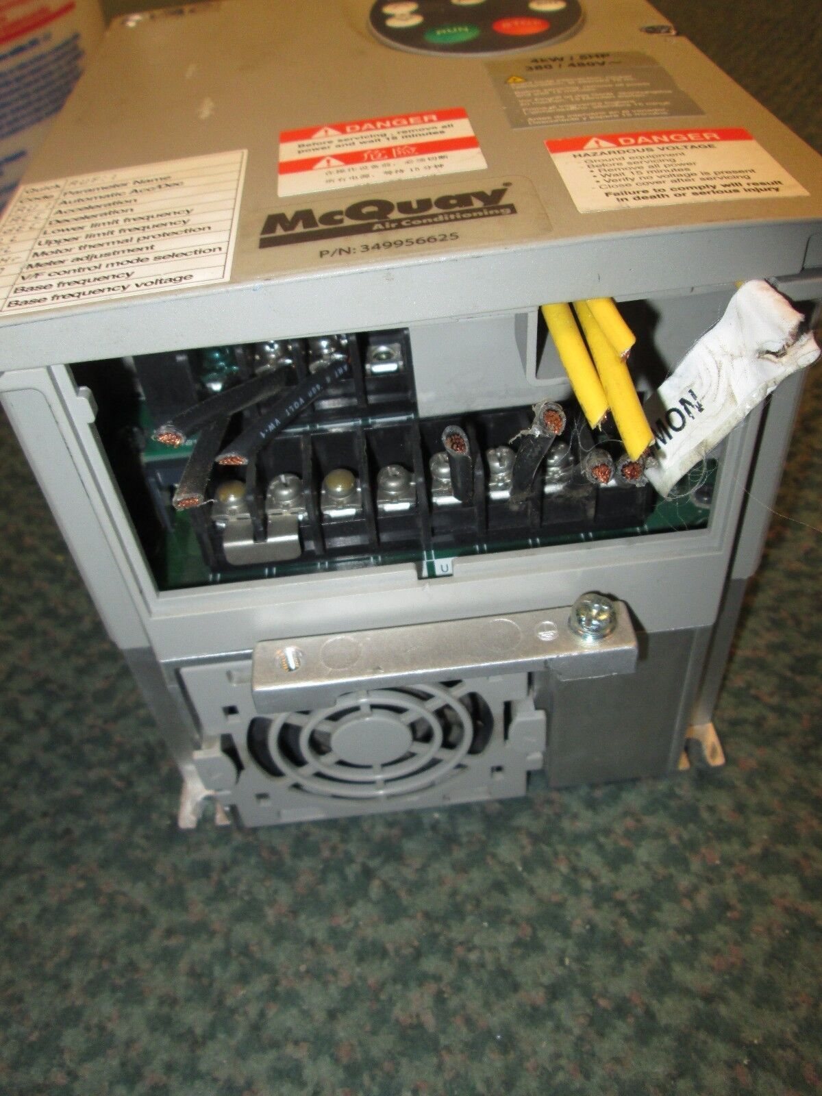 Telemecanique Altivar 21 AC Drive ATV21HU40N4 5HP Used