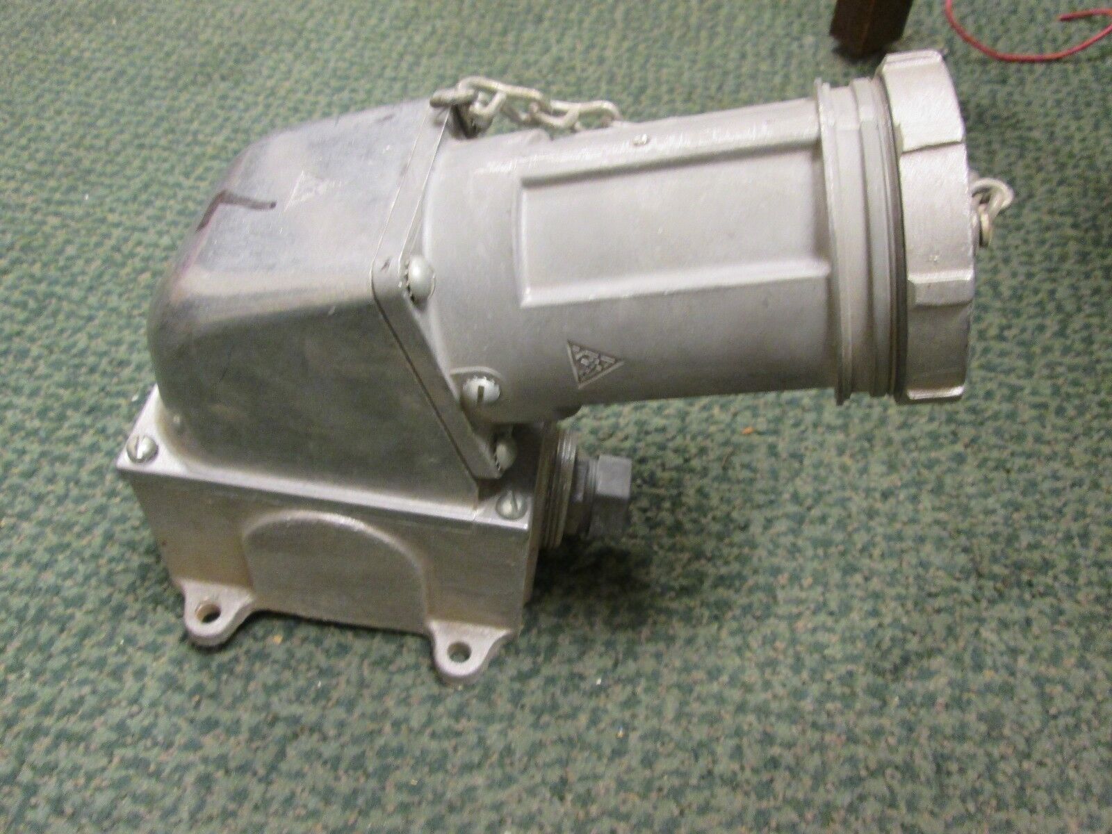 Russellstoll Receptacle w/ Base 7324 60A 600V 4W Used