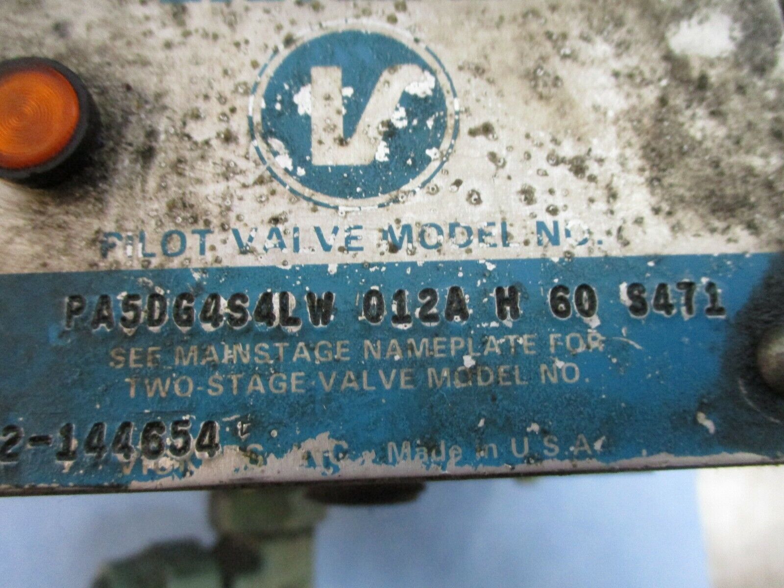 Vickers Pilot Valve Assembly PA5DG4S4LW-012C-H-60-S471/PA5DG4S4LW-012A-H-60-S471