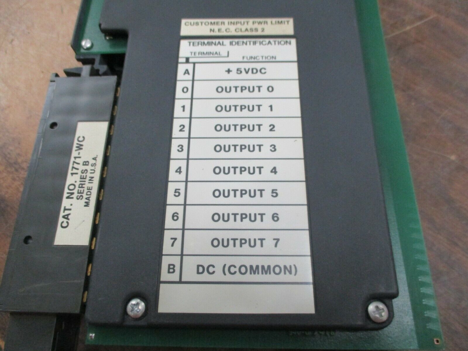 Allen-Bradley TTL Output Module 1771-OG Used
