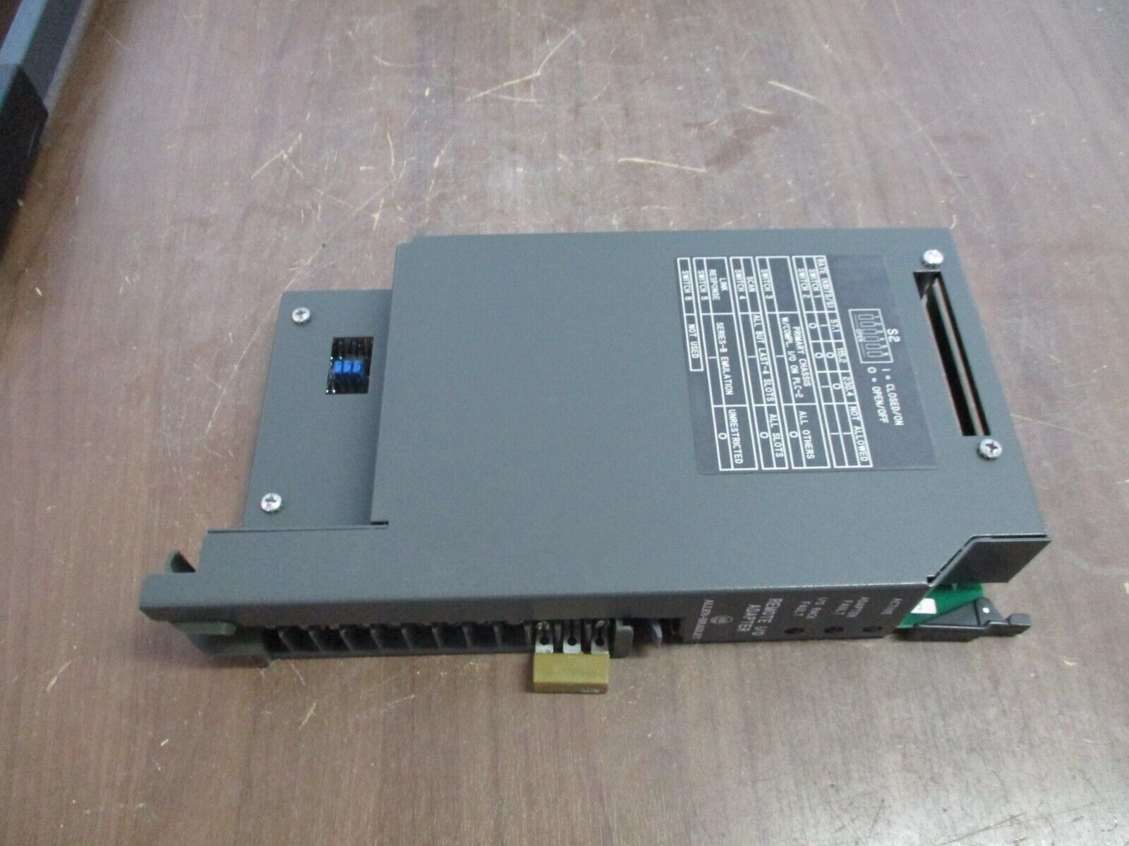 Allen-Bradley Remote I/O Adapter Module 1771-ASB C Ser. C F/W Rev. E Used