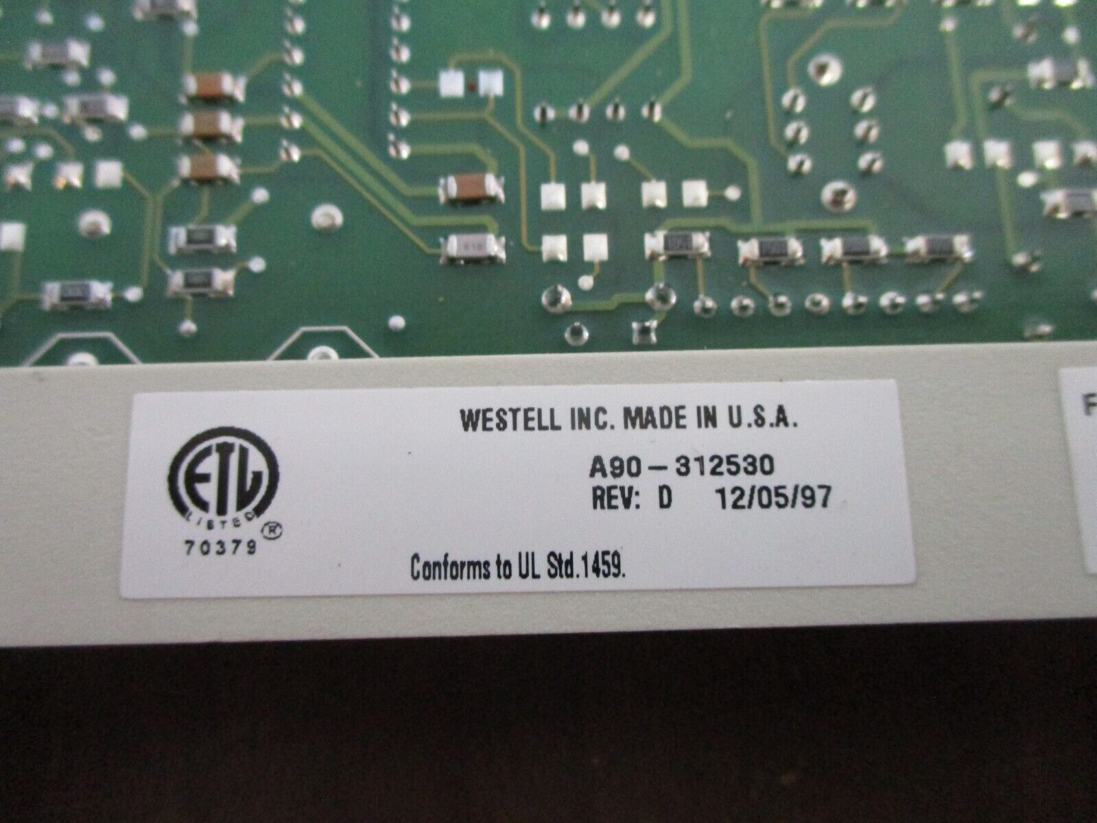 Westell XMT Unit A90-312530 Rev. D Used