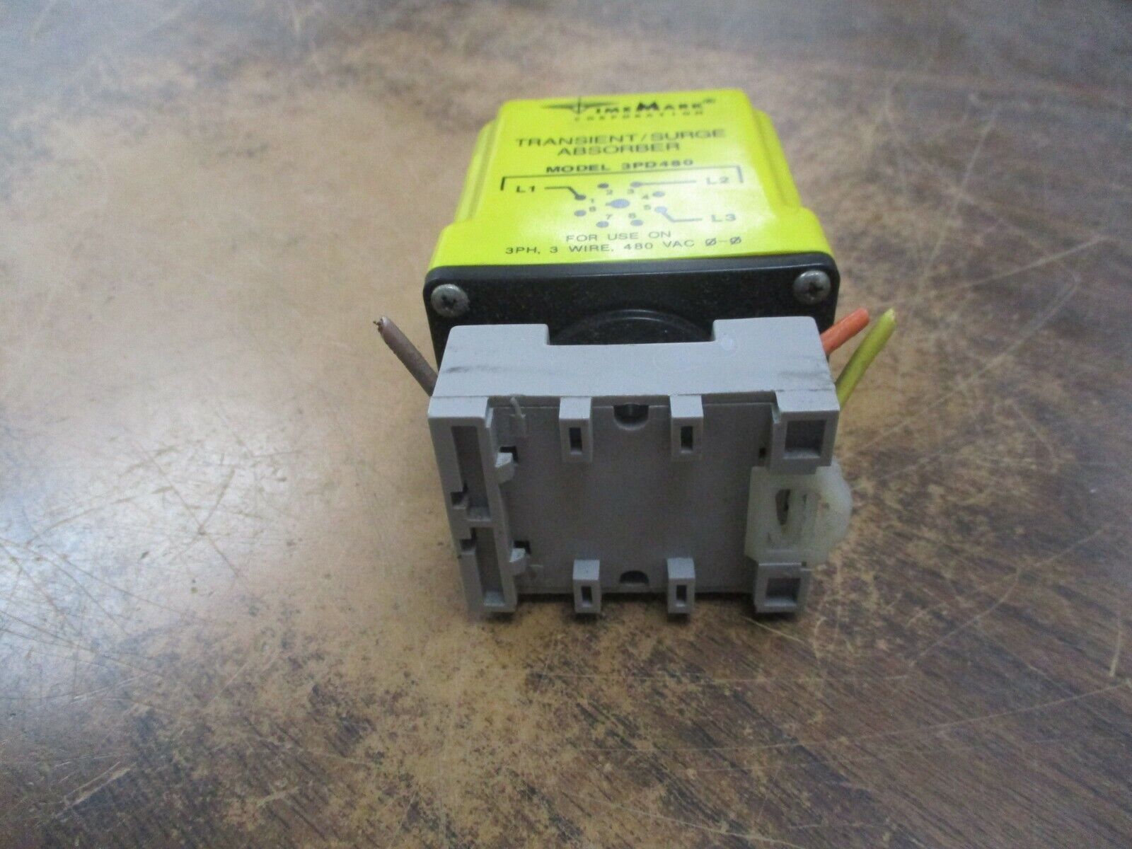 Time Mark Transient/Surge Absorber 3PD480 480V 3Ph 3W Used