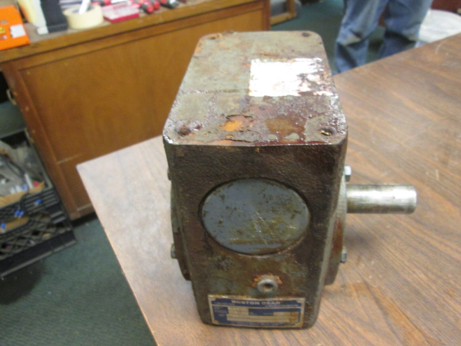 Boston Gear Reducer 726-10-B7-G Ratio 10:1 3.63 HP In 1181 In-LB Torque Out Used