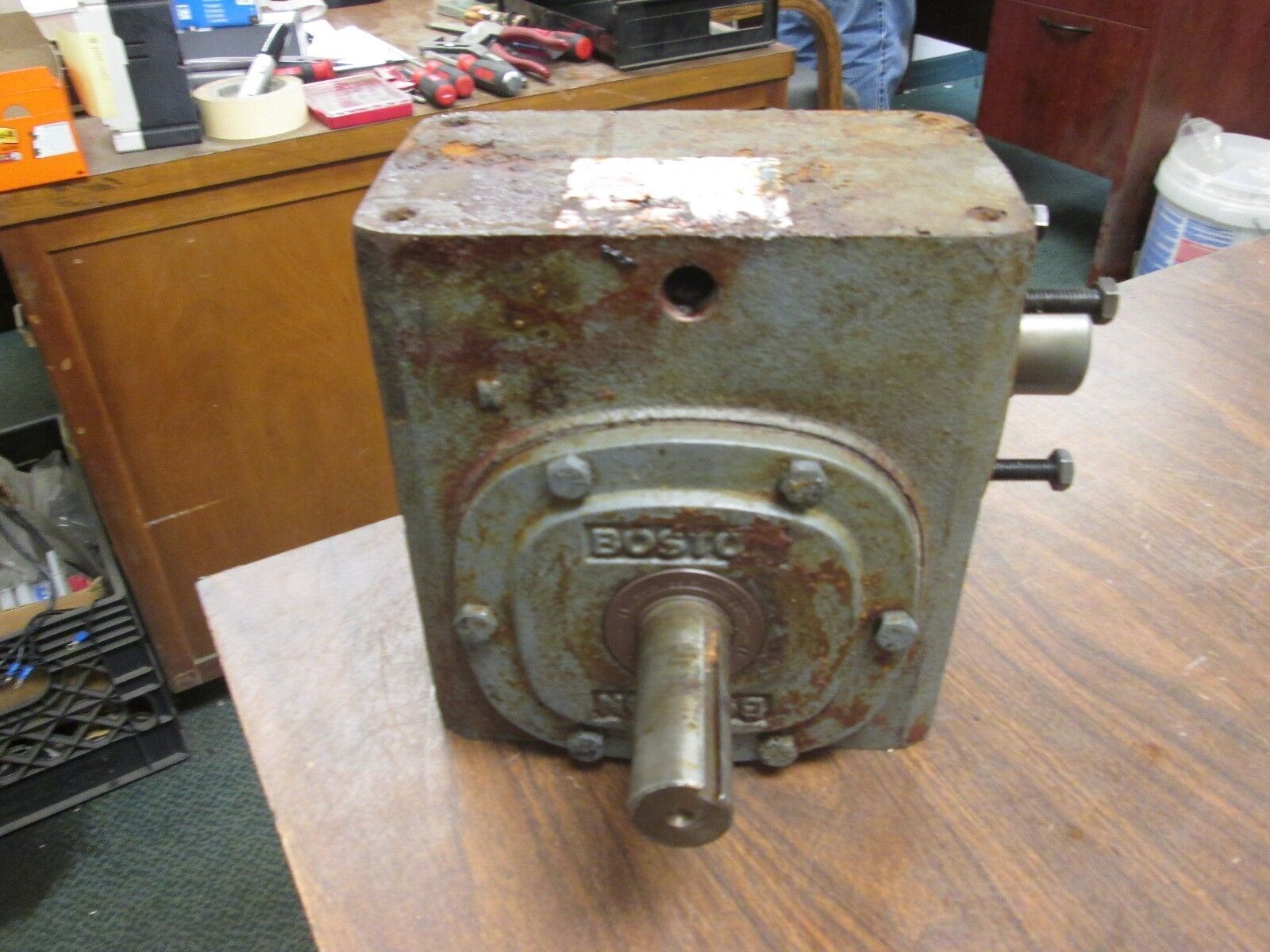 Boston Gear Reducer 726-10-B7-G Ratio 10:1 3.63 HP In 1181 In-LB Torque Out Used