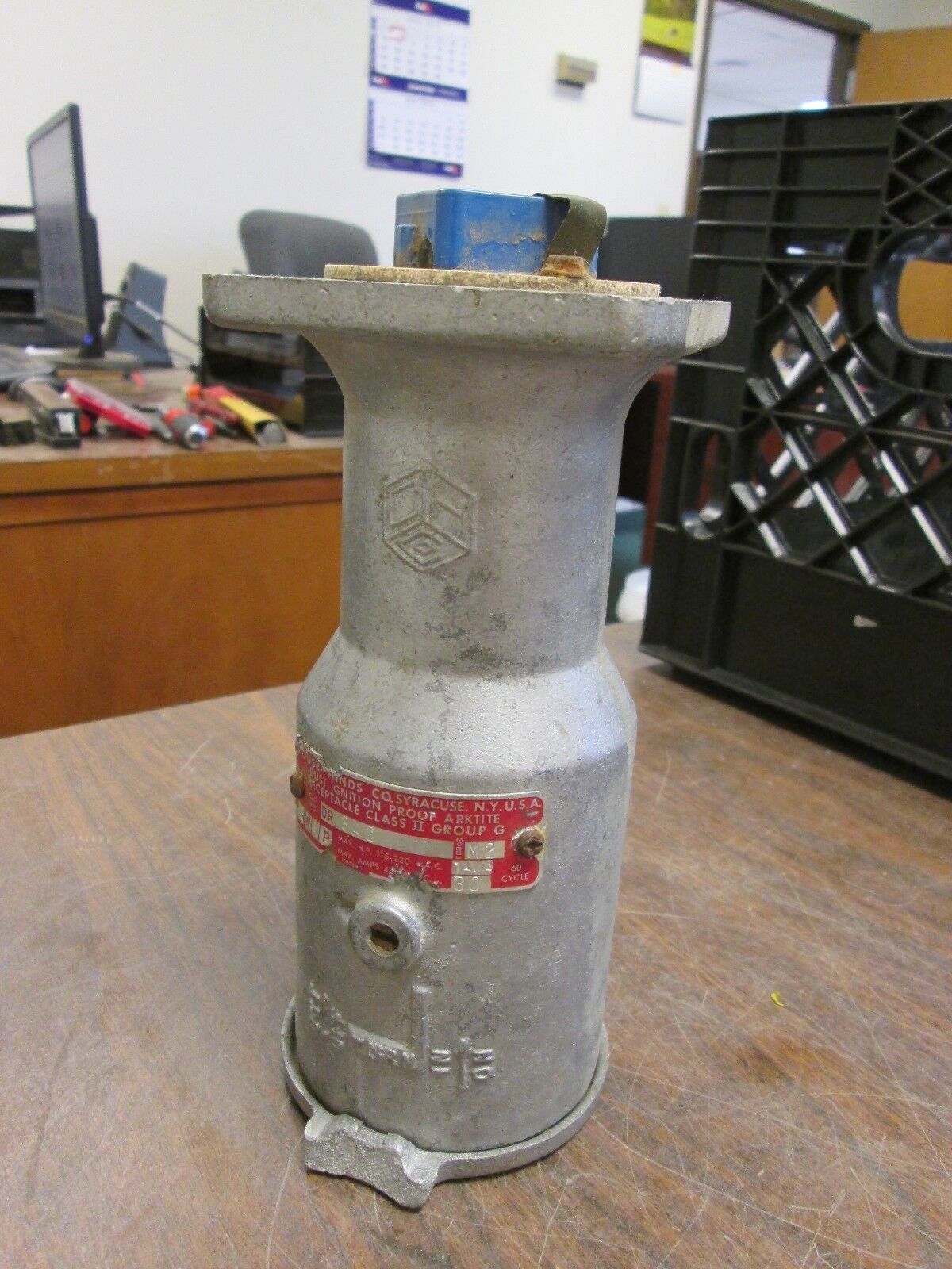 Crouse-Hinds Connector DR 342 30A 3W 4P 460V Used