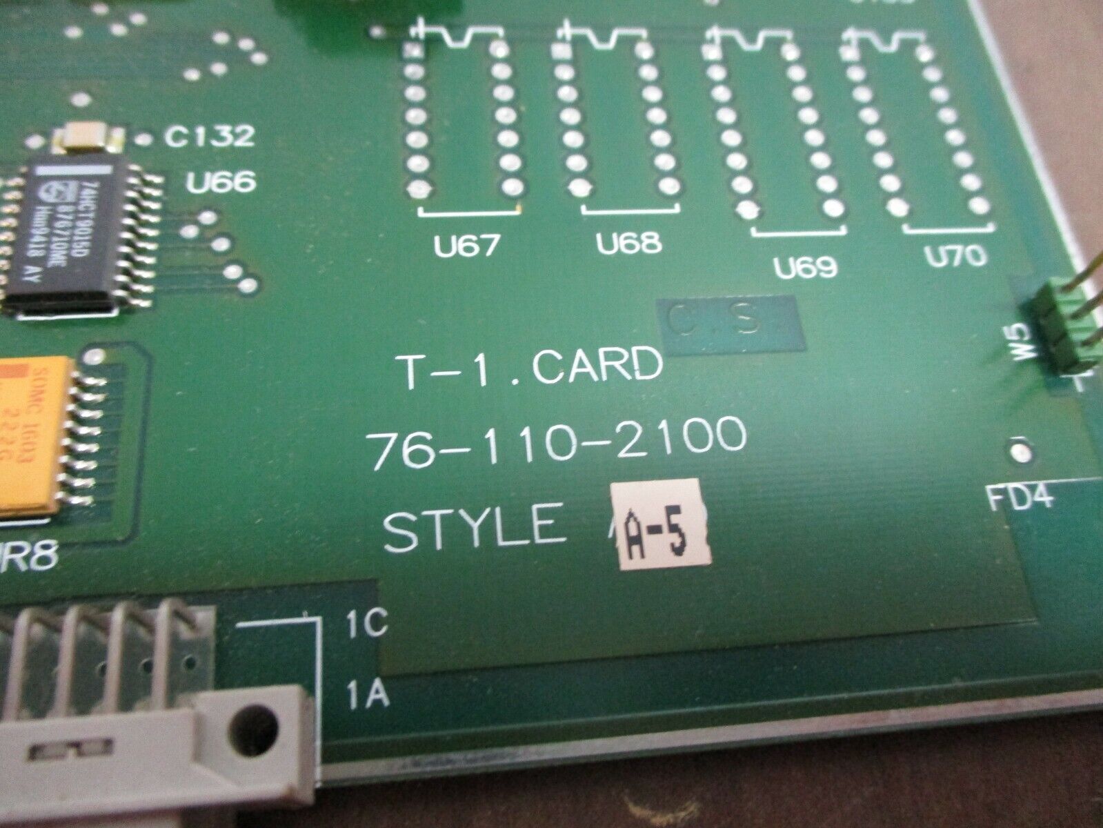 Telrad T-1 Card 76-110-2100 Style: A-5 Used