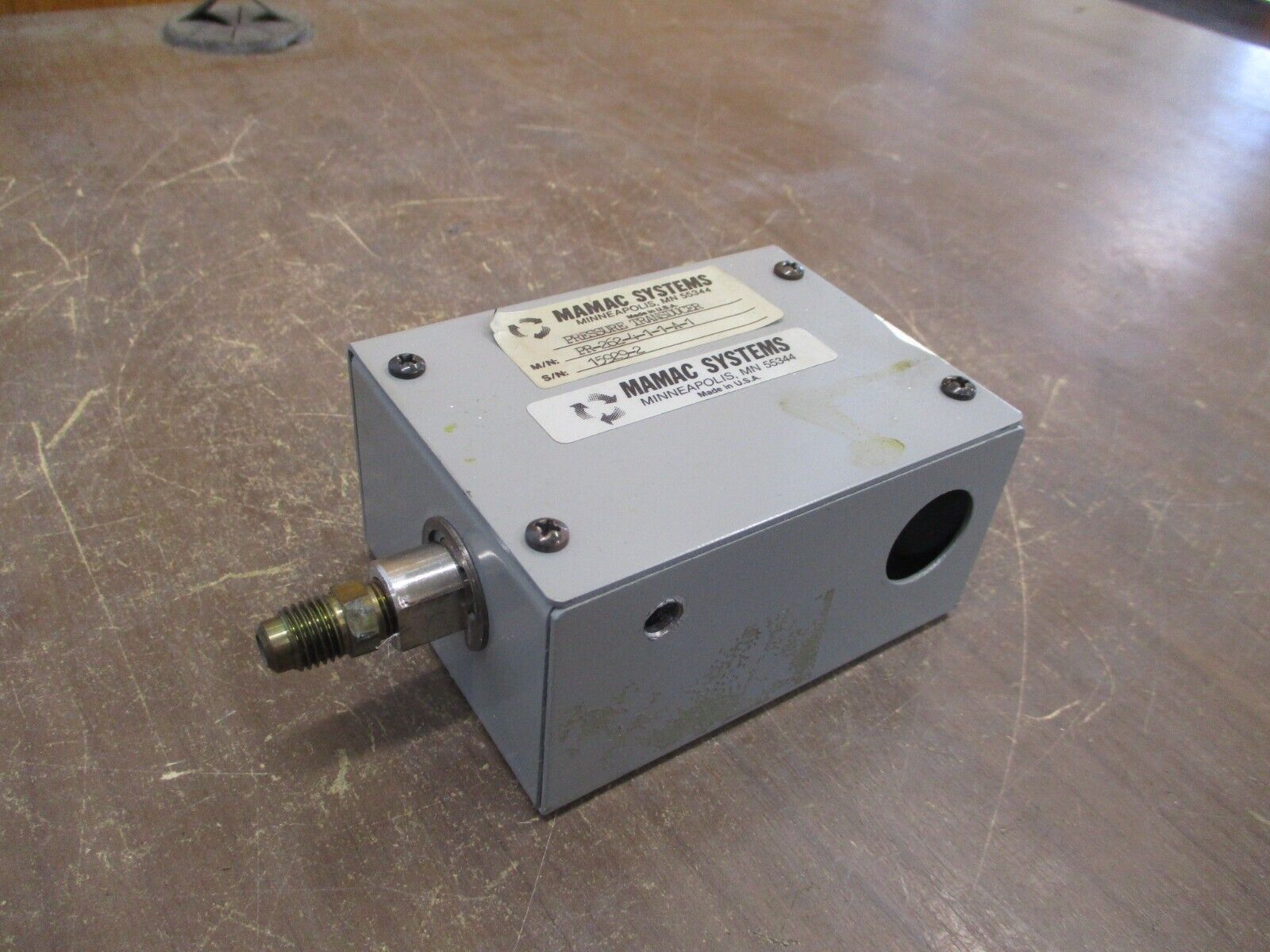 Mamac Systems Pressure Transducer PR-262-4-1-1-A-1 Used