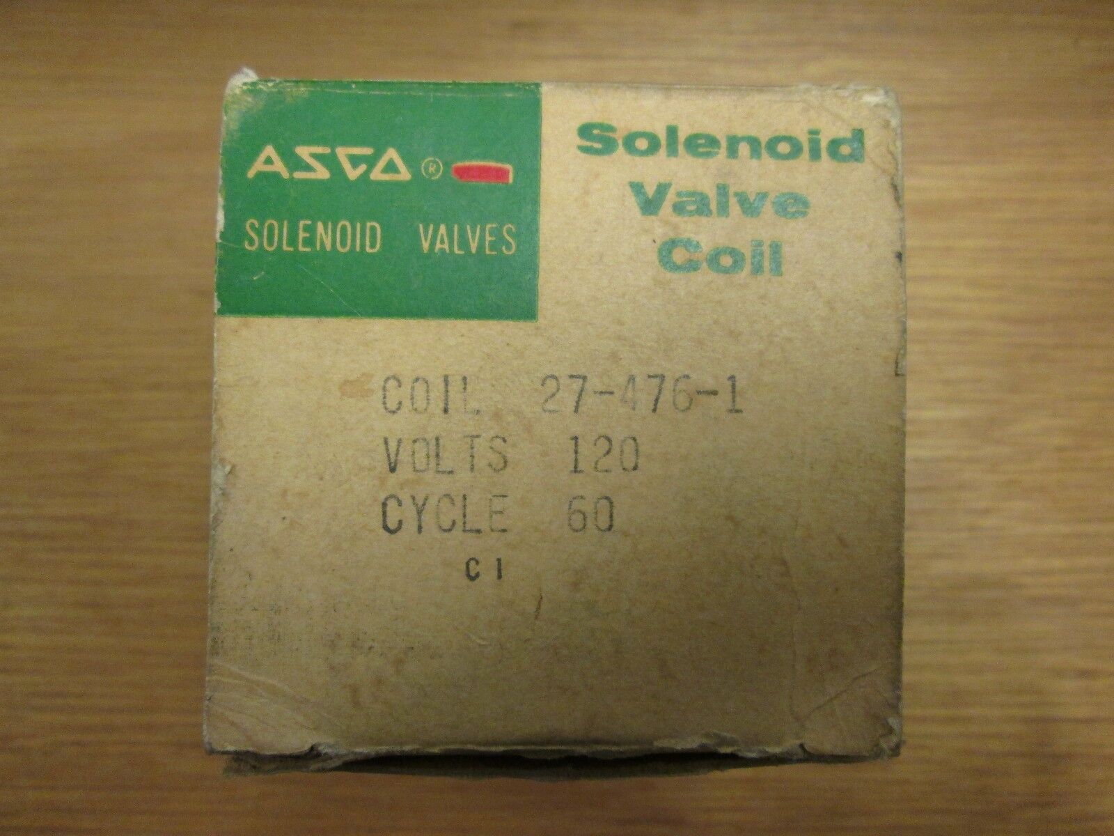 ASCO Solenoid Valve Coil 27-476-1 120V 60Hz New surplus