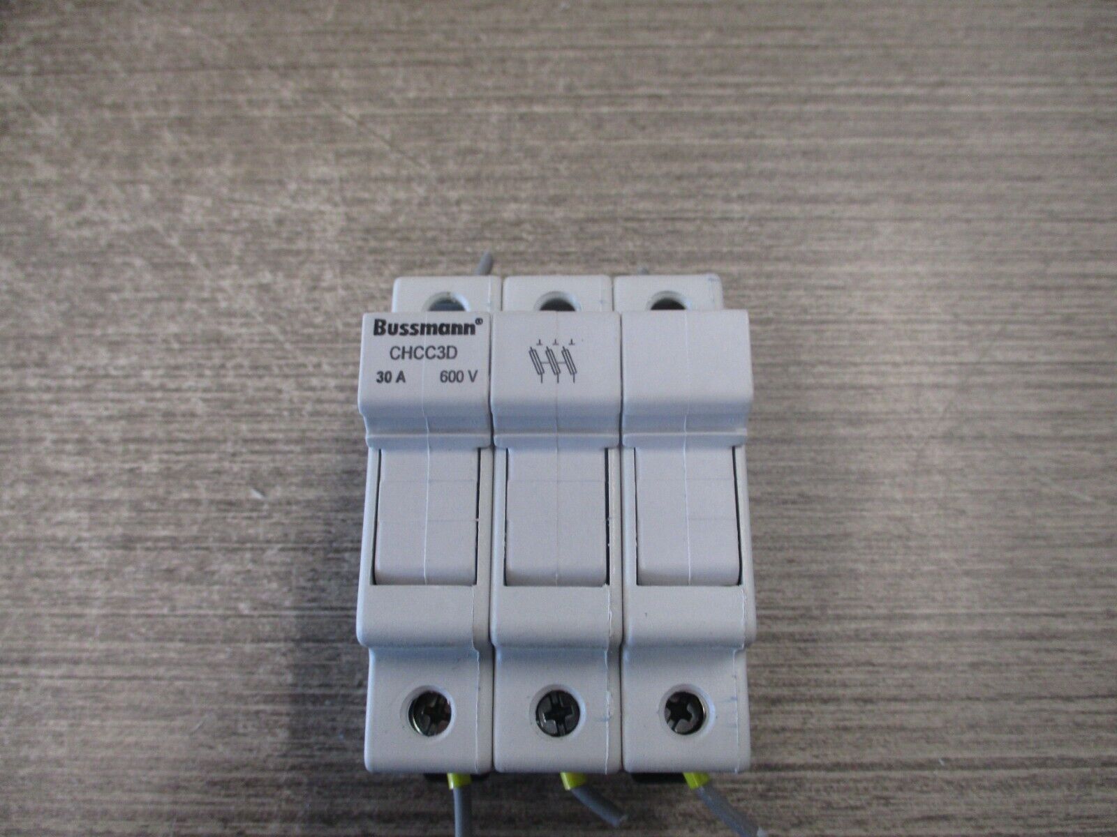 Bussmann Fuseholder CHCC3D 30A 600V 3P Used