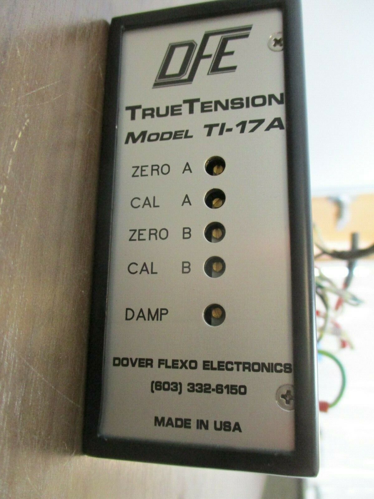 DFE TrueTension Indicator TI-17A Used