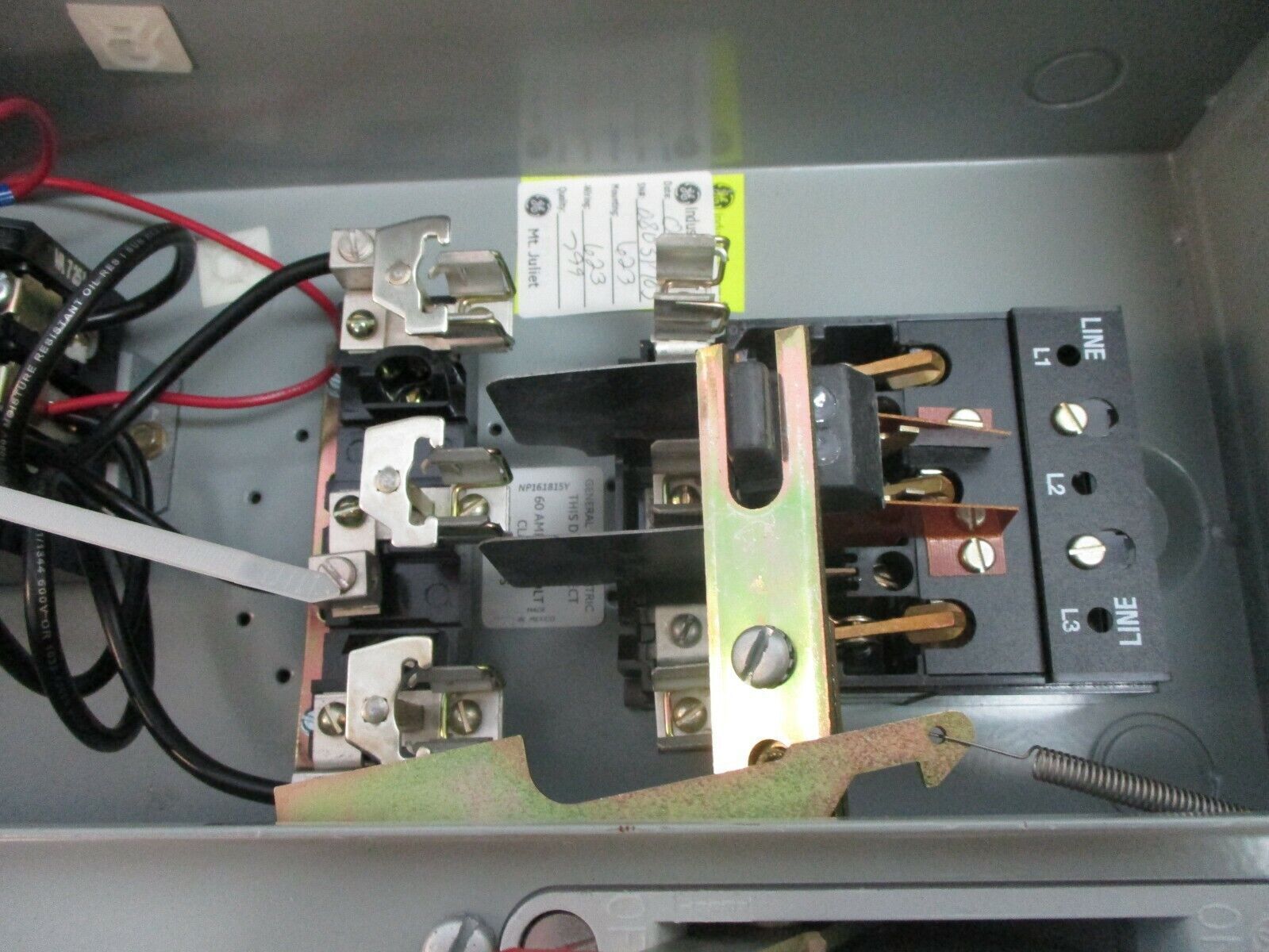 GE Fusible Size 2 Combination CR308DT02RB1AAAAA 115-120V Coil 45A, 600V