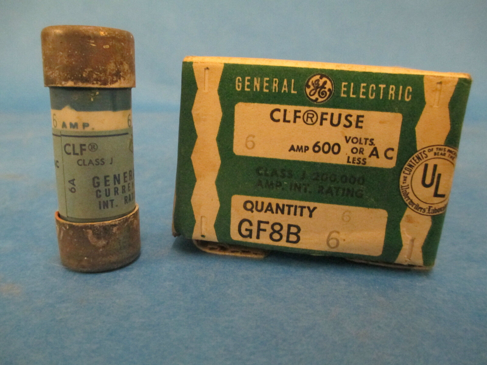 GE Current Limit Fuse GF8B6 6amp 600vac *New In Box Of 6*