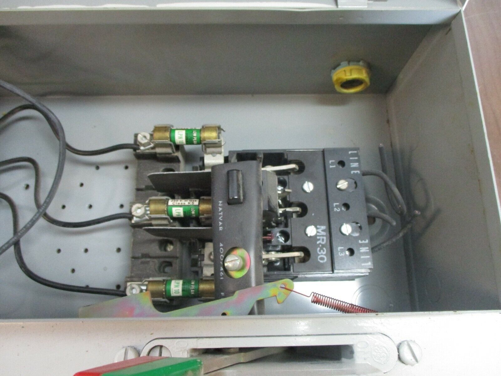 GE Fusible Size 0 Combination CR208B100BYJ42 120V Coil 18A 600V Used