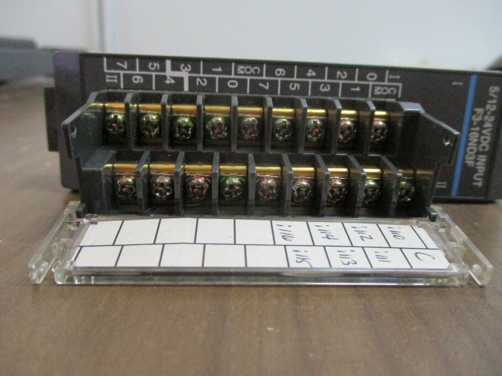 Facts Engineering Sink/Source Input Module F3-16ND3F 12-24VDC Used