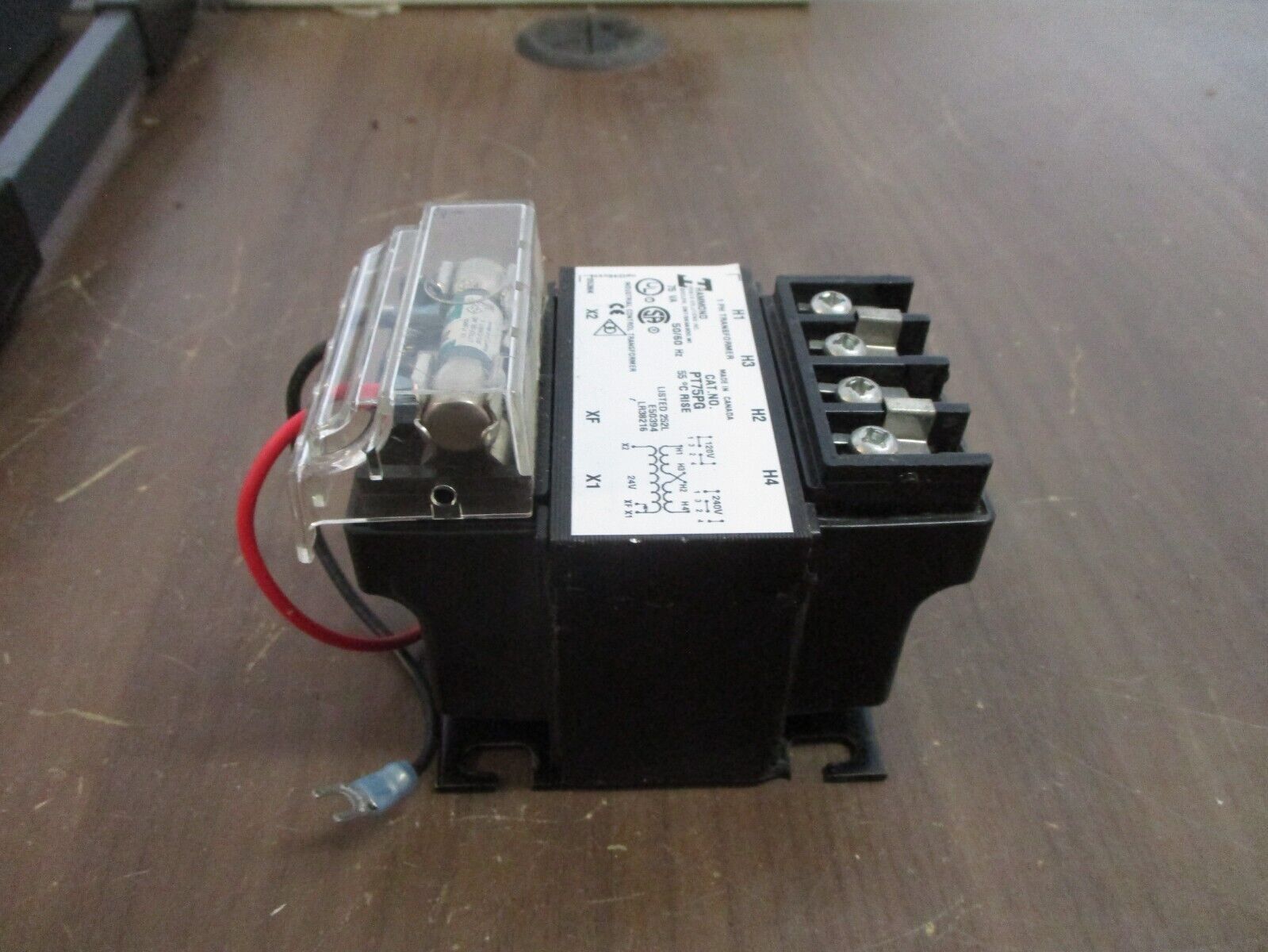 Hammond Control Transformer PT75PG 75VA Pri: 120/240V Sec: 24V 1Ph 50/60Hz Used