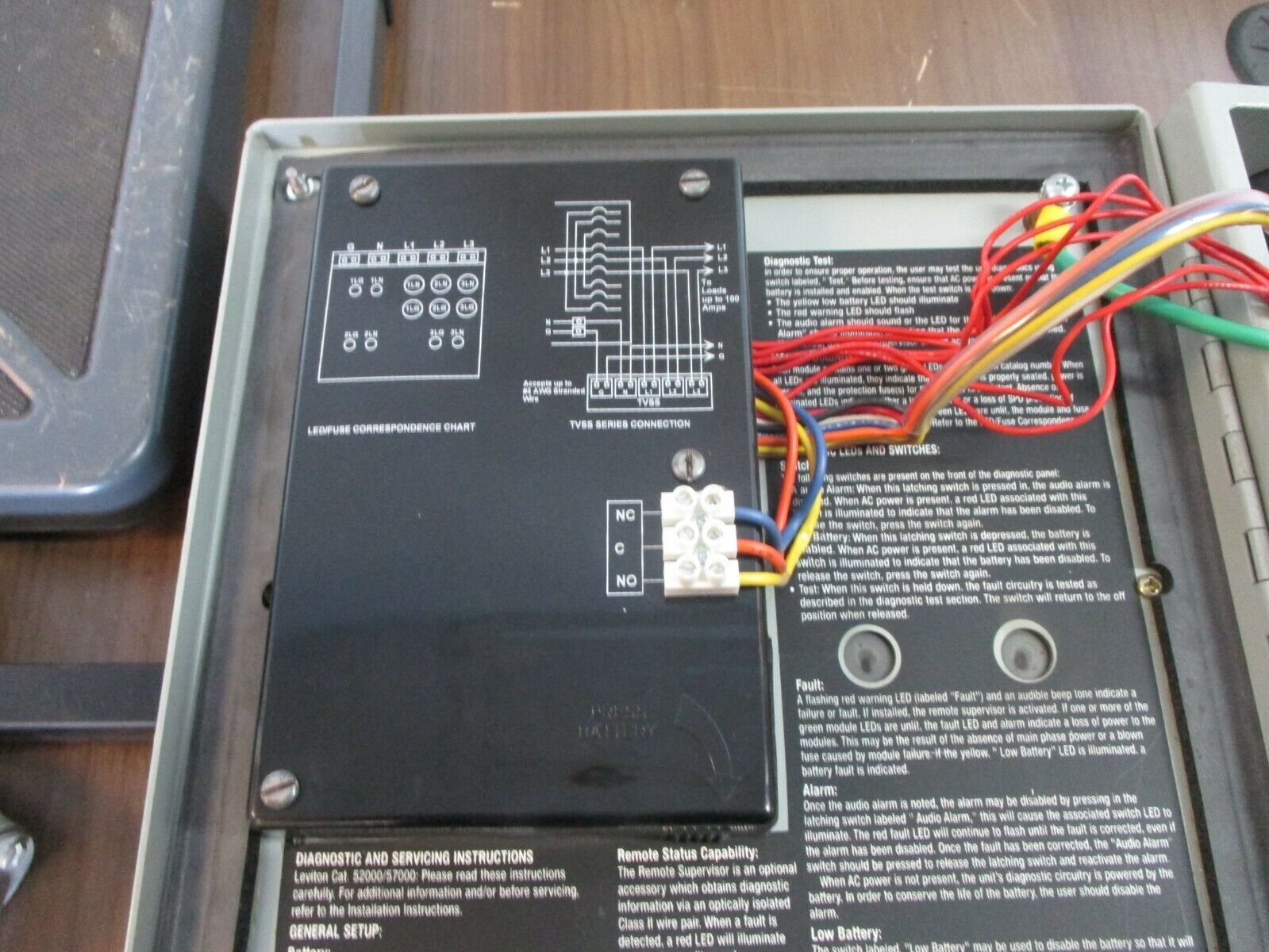 Leviton Surge Protection Device 52277-7C3 277/480V 50/60Hz 3Ph Used