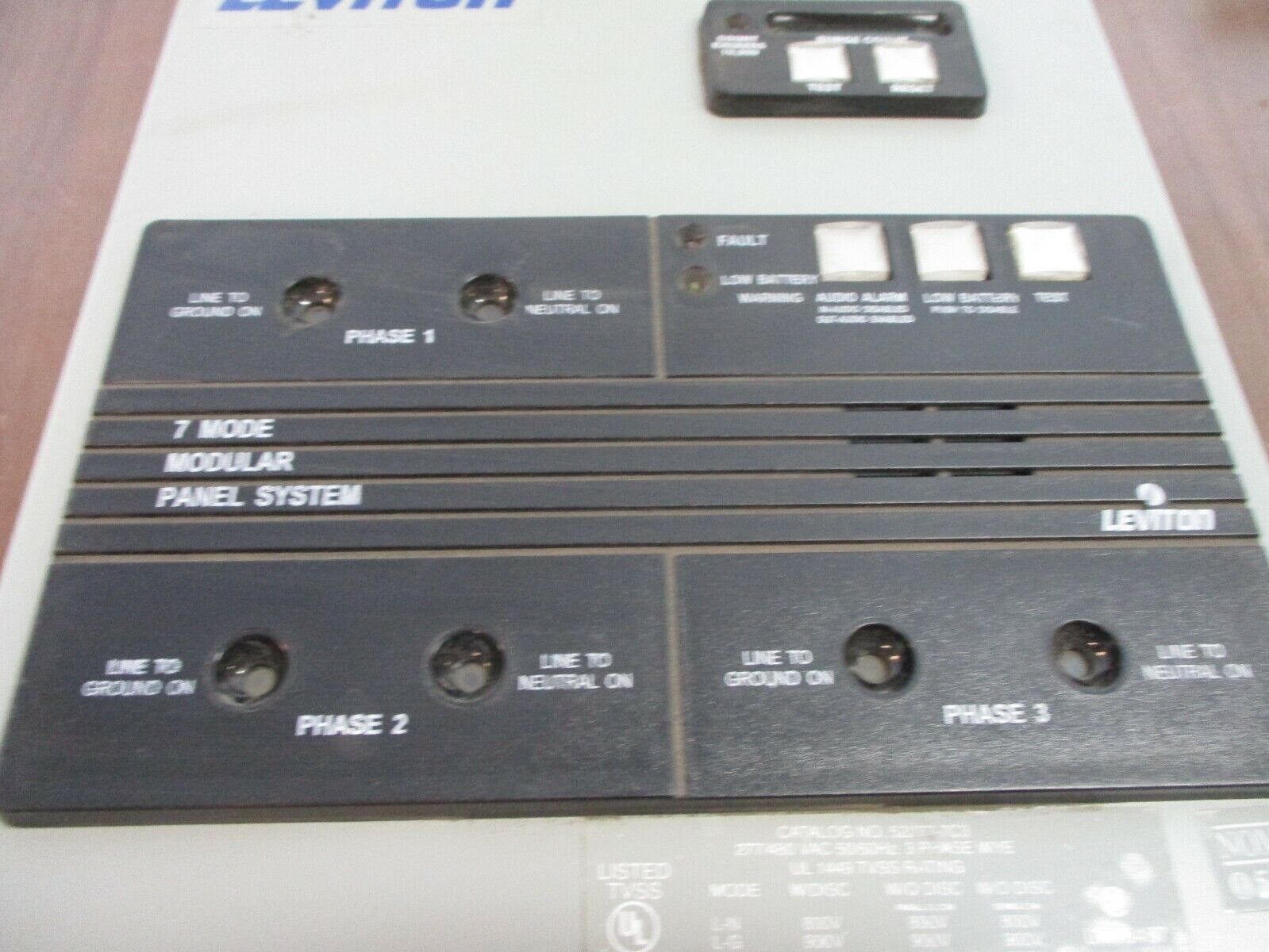 Leviton Surge Protection Device 52277-7C3 277/480V 50/60Hz 3Ph Used
