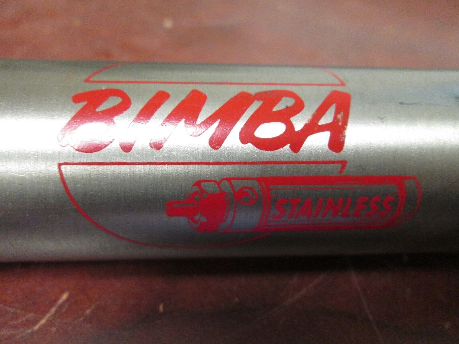 Bimba Stainless Steel Air Cylinder MRS-123-D Used