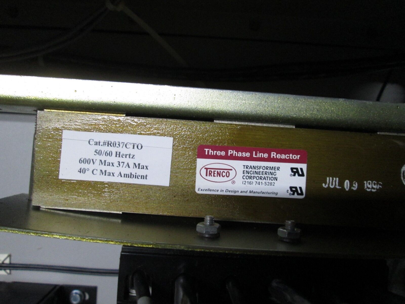 Allen-Bradley 1336 Plus AC Drive 1336S-B020-AN-EN3-L6 nema 12 Enc. 20HP Used