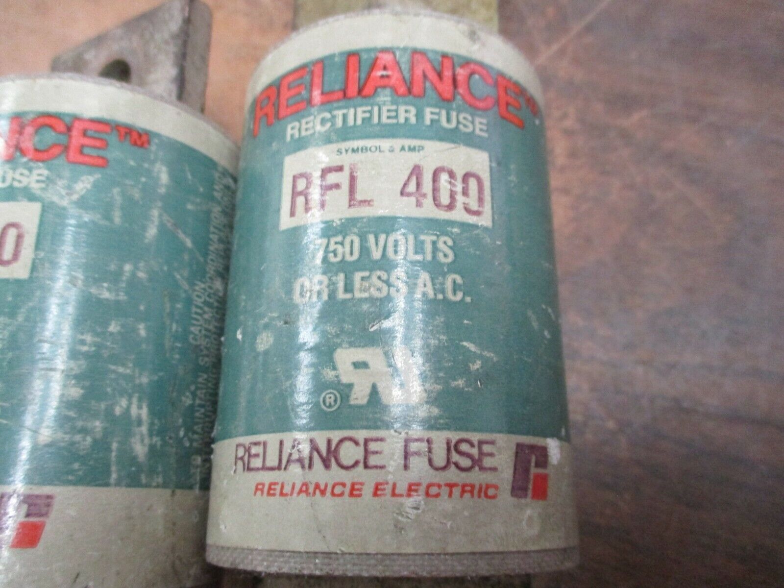 Reliance Rectifier Fuse RFL 400 400A 750VAC *Lot of 2* Used