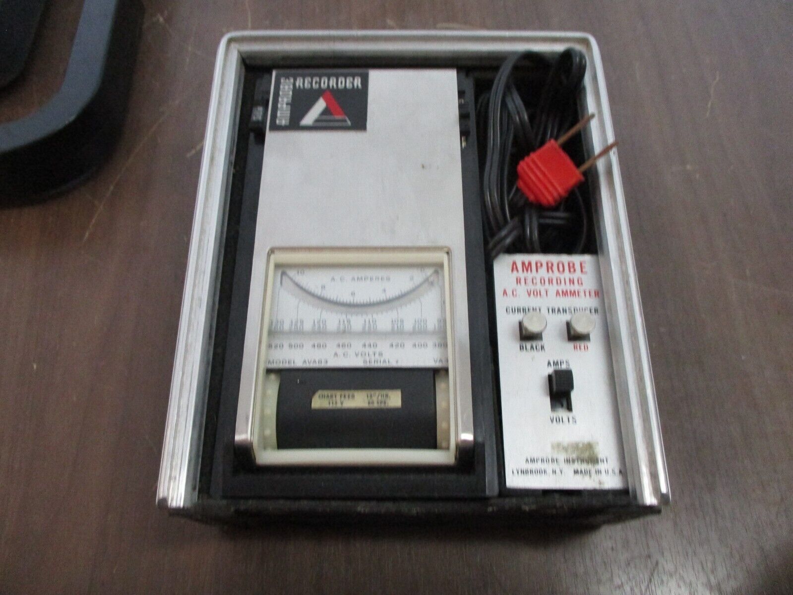 Amprobe Recording AC Volt-Ammeter AVA83 *No Case* Used