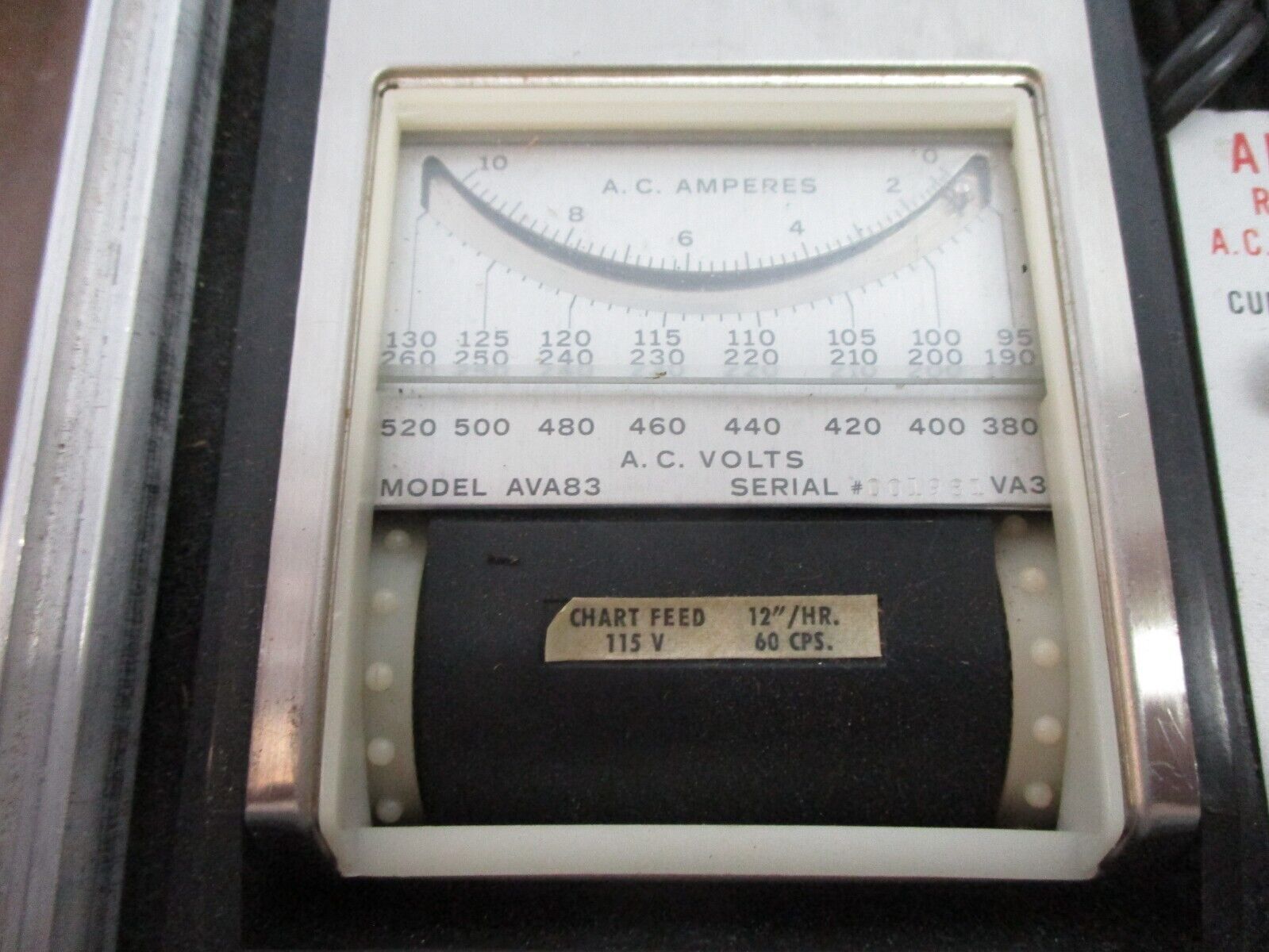 Amprobe Recording AC Volt-Ammeter AVA83 *No Case* Used