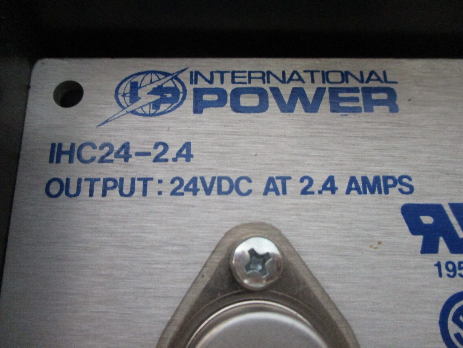 International Power Power Supply IHC24-2.4 Output: 24VDC @ 2.4A Used