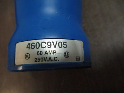 Hubbell Connector 460C9V05 60A 250V *Open End* Used