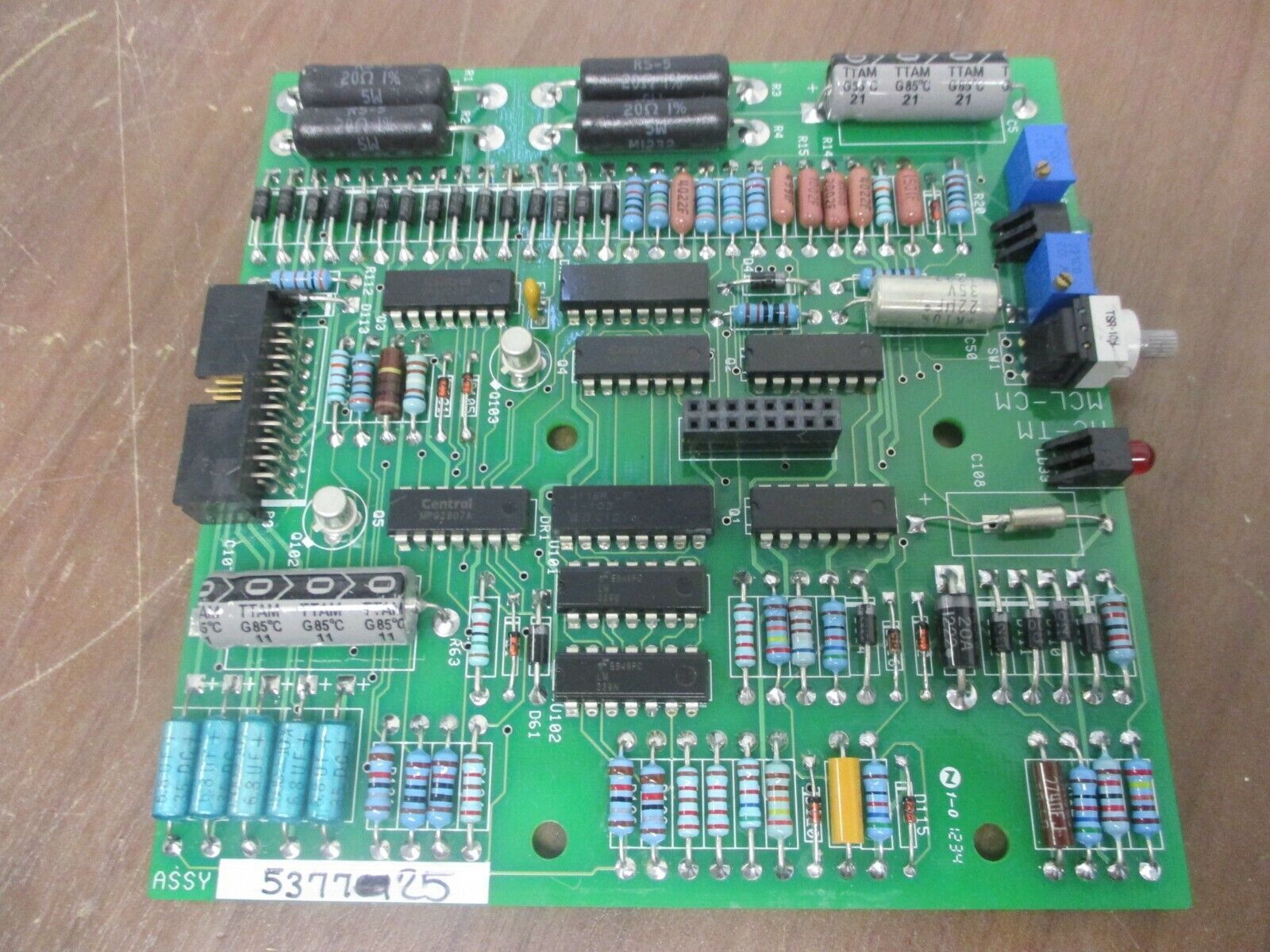MCS Control Board Assembly 537725 Used