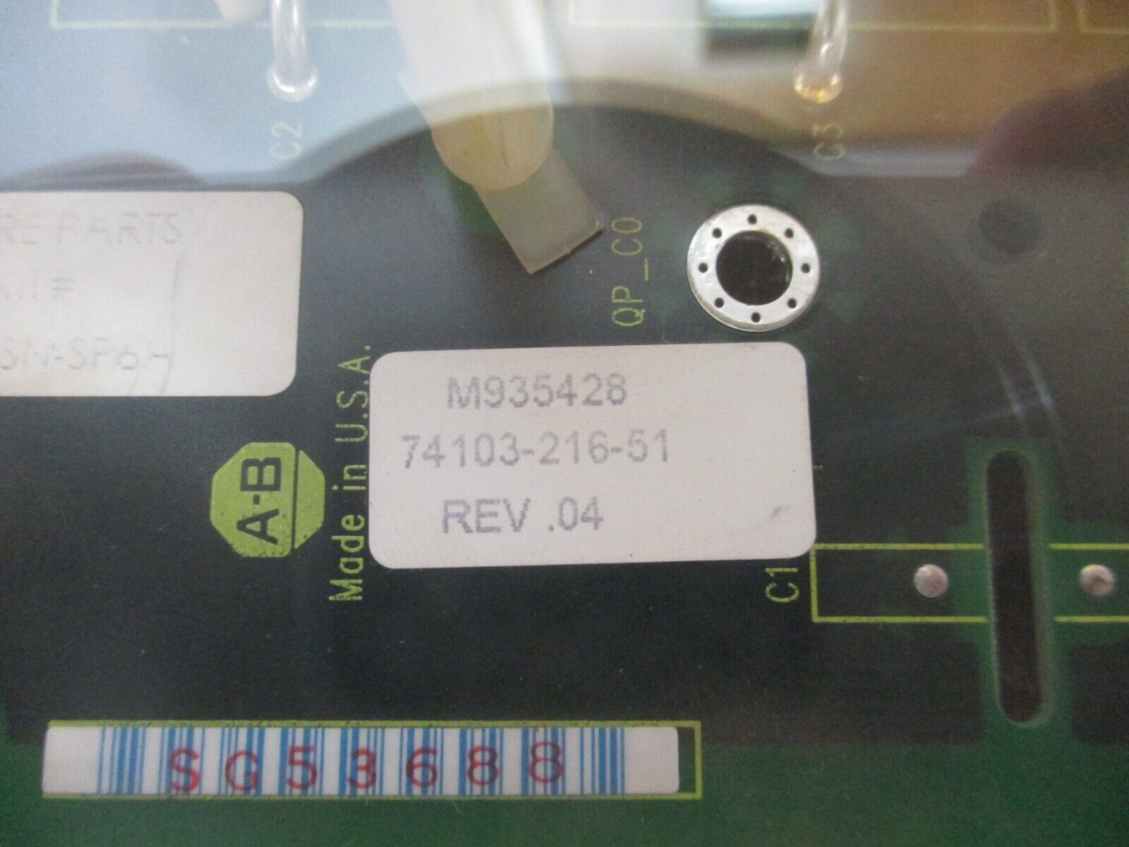 Allen-Bradley Snubber Board 74103-216-51 Rev. 04 Used