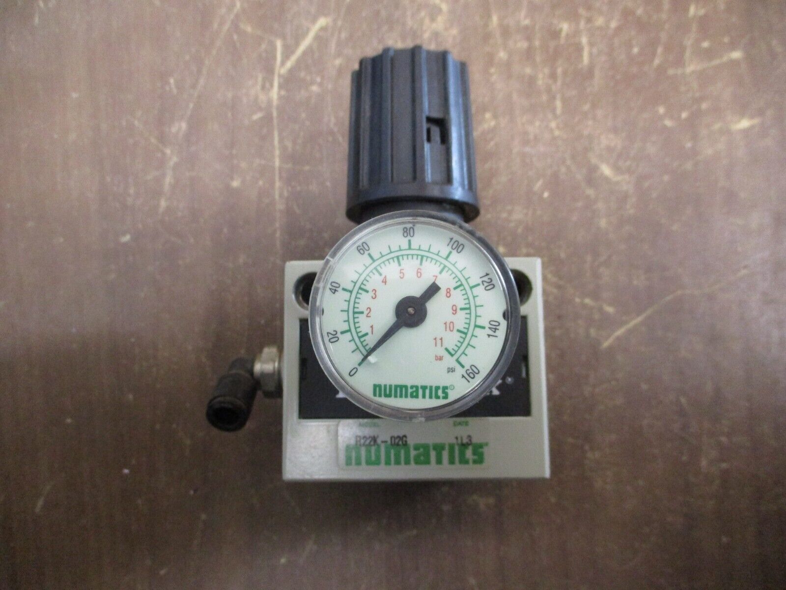 Numatics Flexiblok Pneumatic Regulator Valve R22K-02G Used