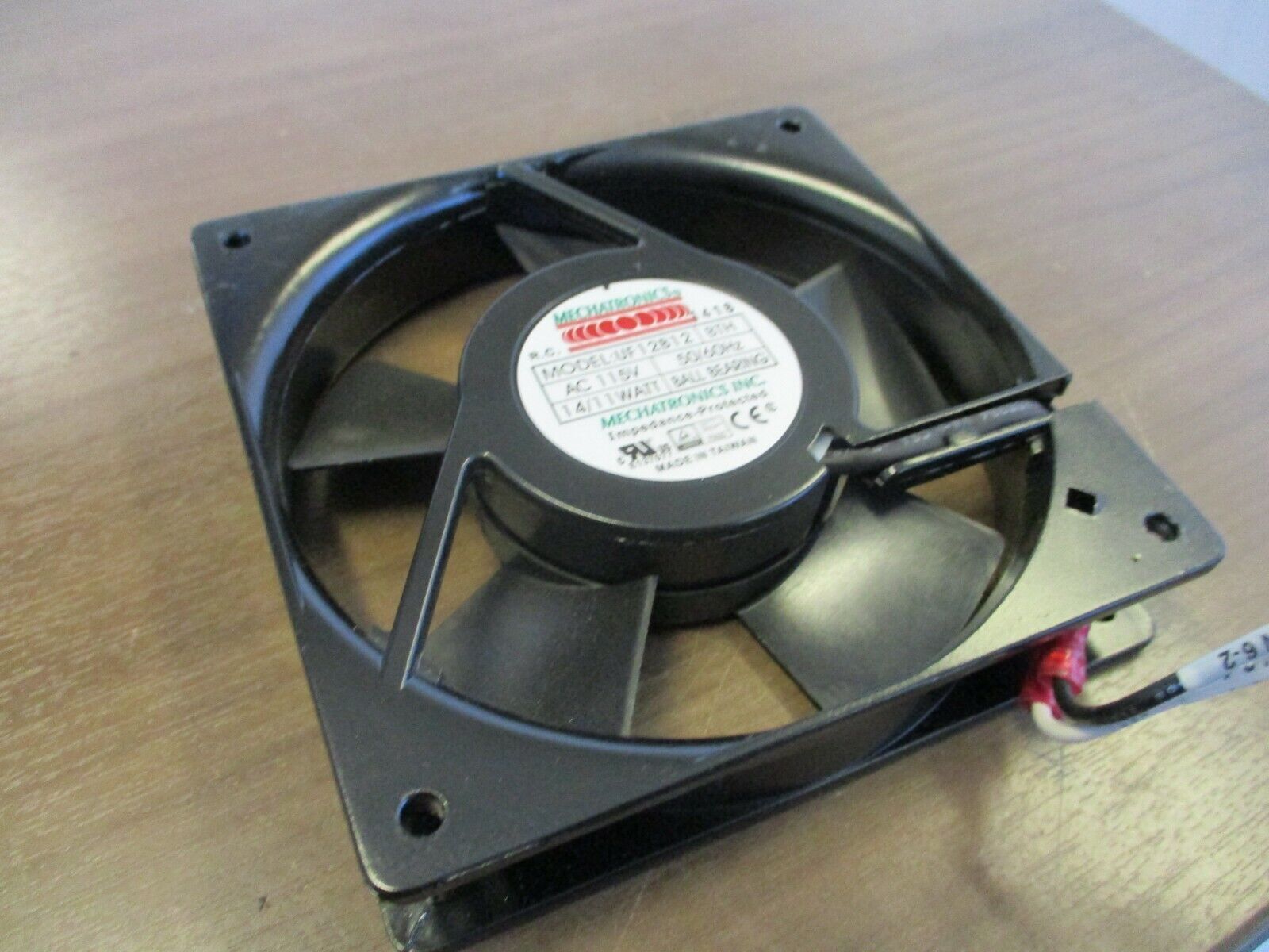 Mechatronics Axial Fan UF12B12 115V 50/60Hz 14/11W Used