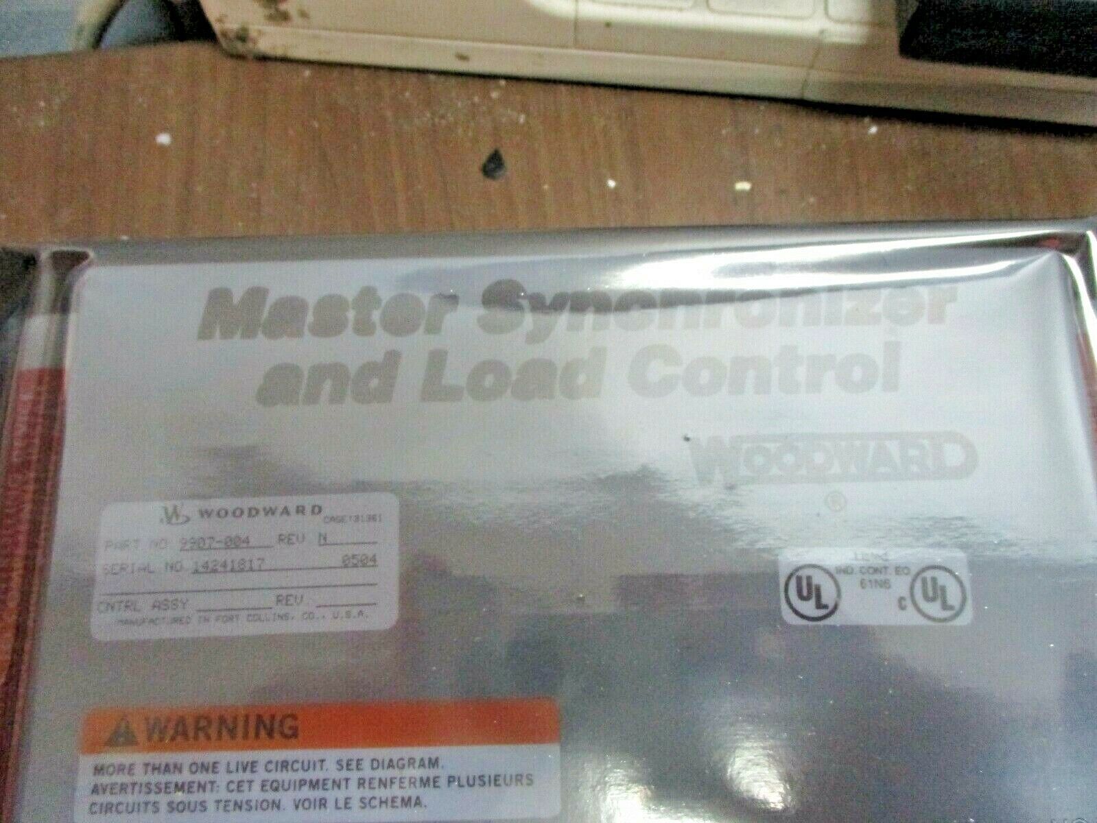Woodward Master Synchronizer & Load Center 9907-004 Rev. N New Surplus