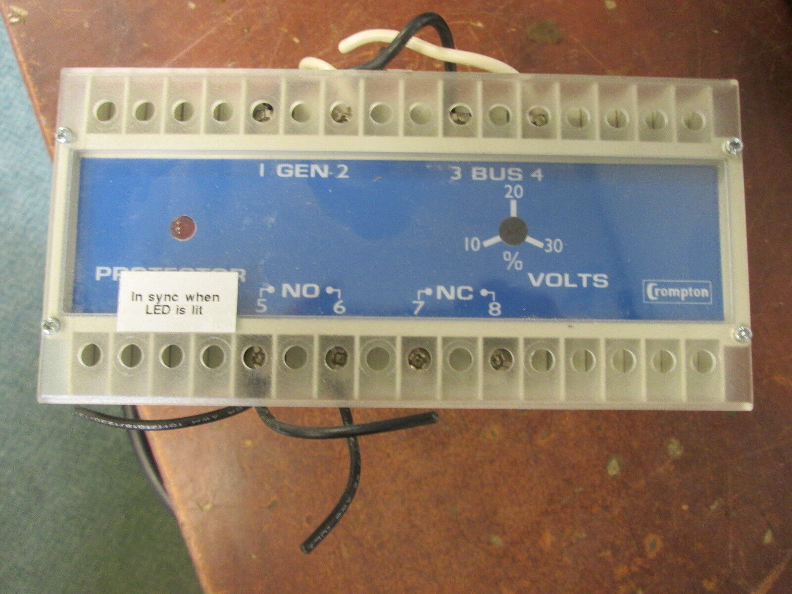 Crompton Protector Relay 256-PLLU 480V 60Hz Used