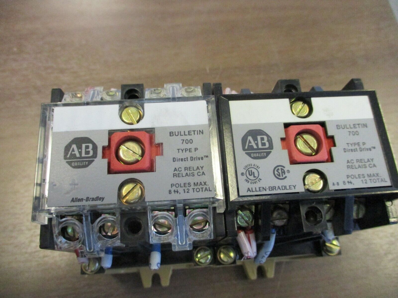 Allen-Bradley Relay 700-P400A1 115-120V Coil Ser. B/D *Lot of 2* Used