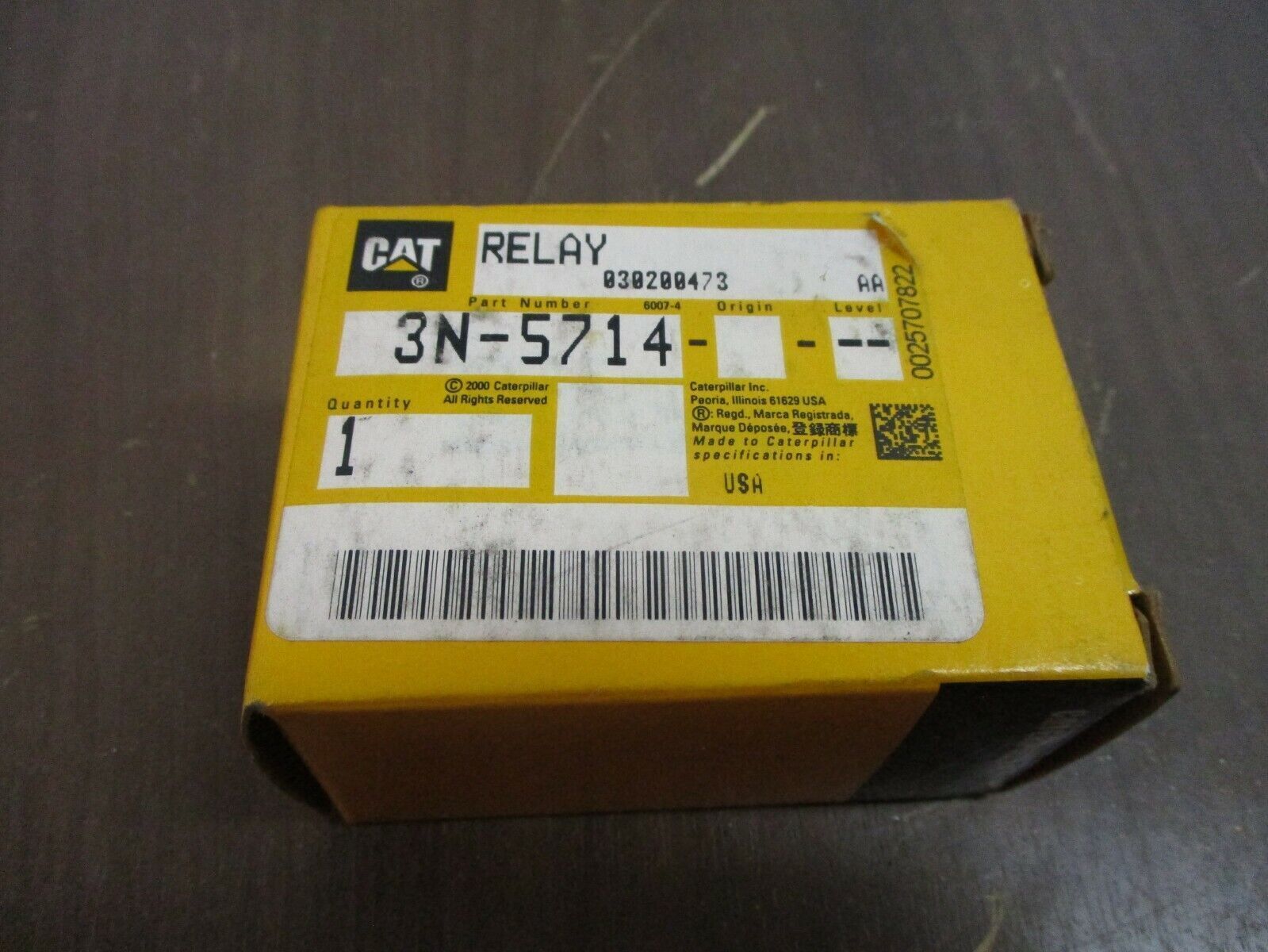 CAT Relay 3N-5714 New Surplus