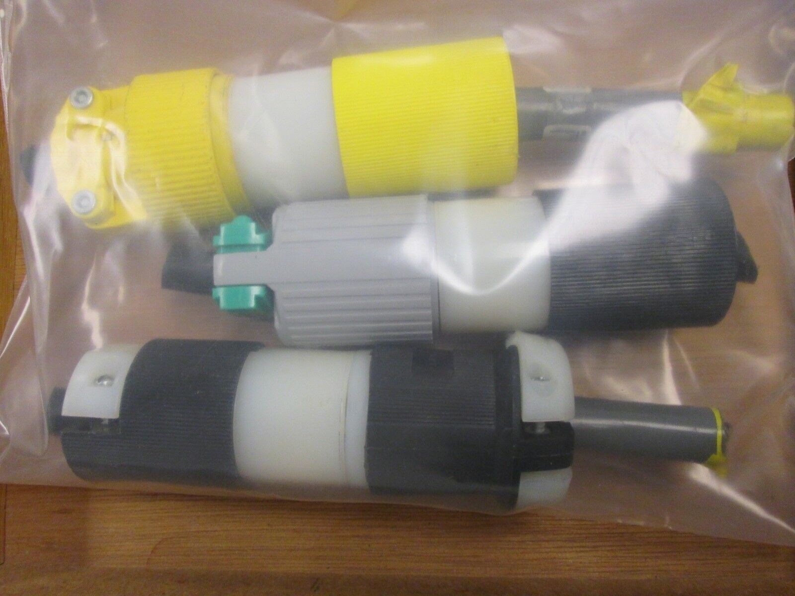 Misc. Brand Plug & Receptacle Set 30A 250V 3W 3 pairs Used