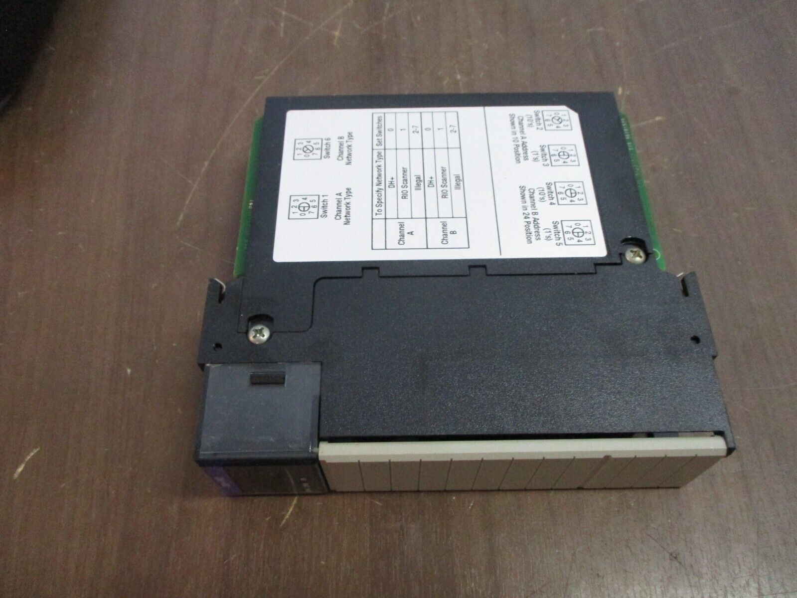 Allen-Bradley ControlLogix DH+/RIO Comm Interface Module 1756-DHRIO Ser. B Used