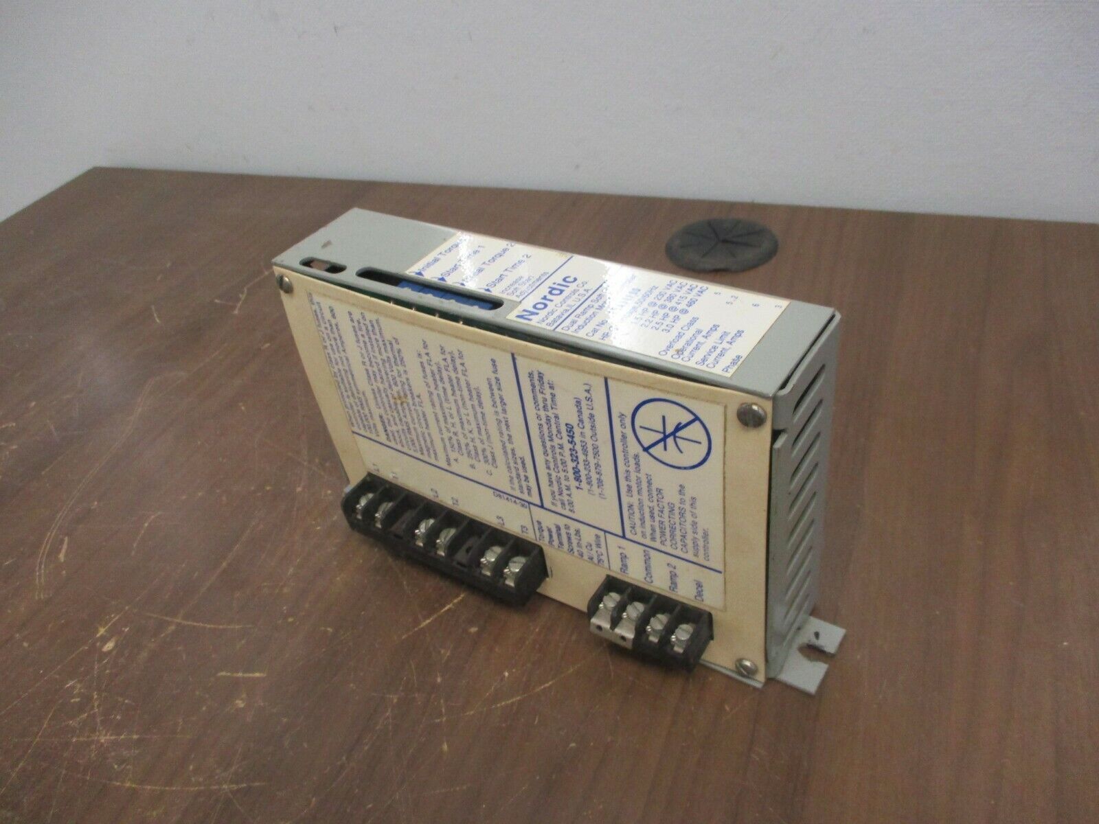 Nordic Dual Ramp Soft Start 25A34F00 3Ph 460V Used