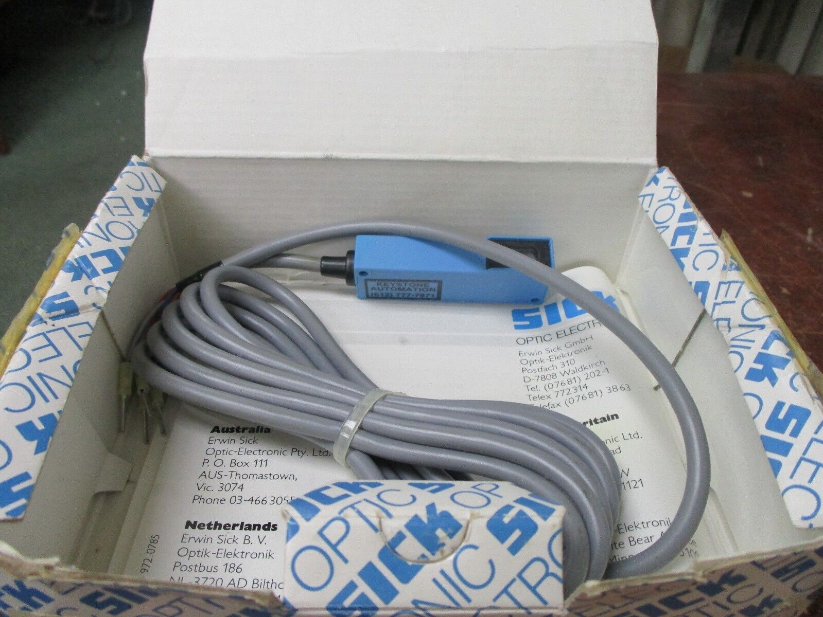 Sick Photoelectric Proximity Switch WT 9-N11 10-30VDC 0.1A New Surplus