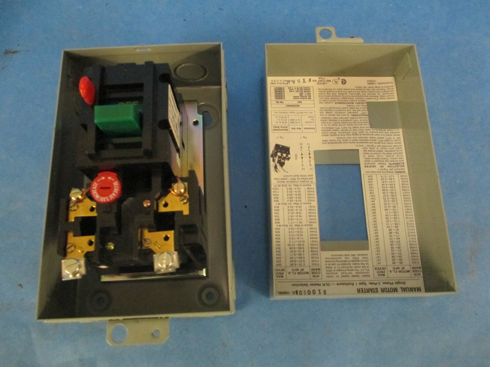 Westinghouse 2 Pole Toggle Switch, B100S0B, New!!!